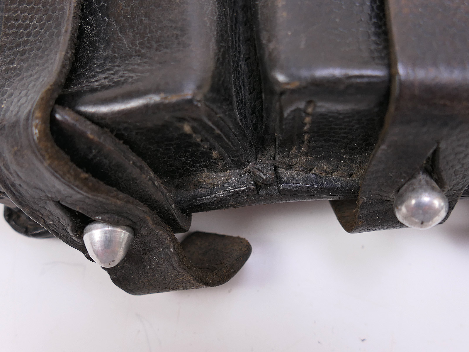 Einzelstück - Wehrmacht K98 3er Patronentasche BRAUN ORIGINAL mit Hersteller 1936 COLLECTION
