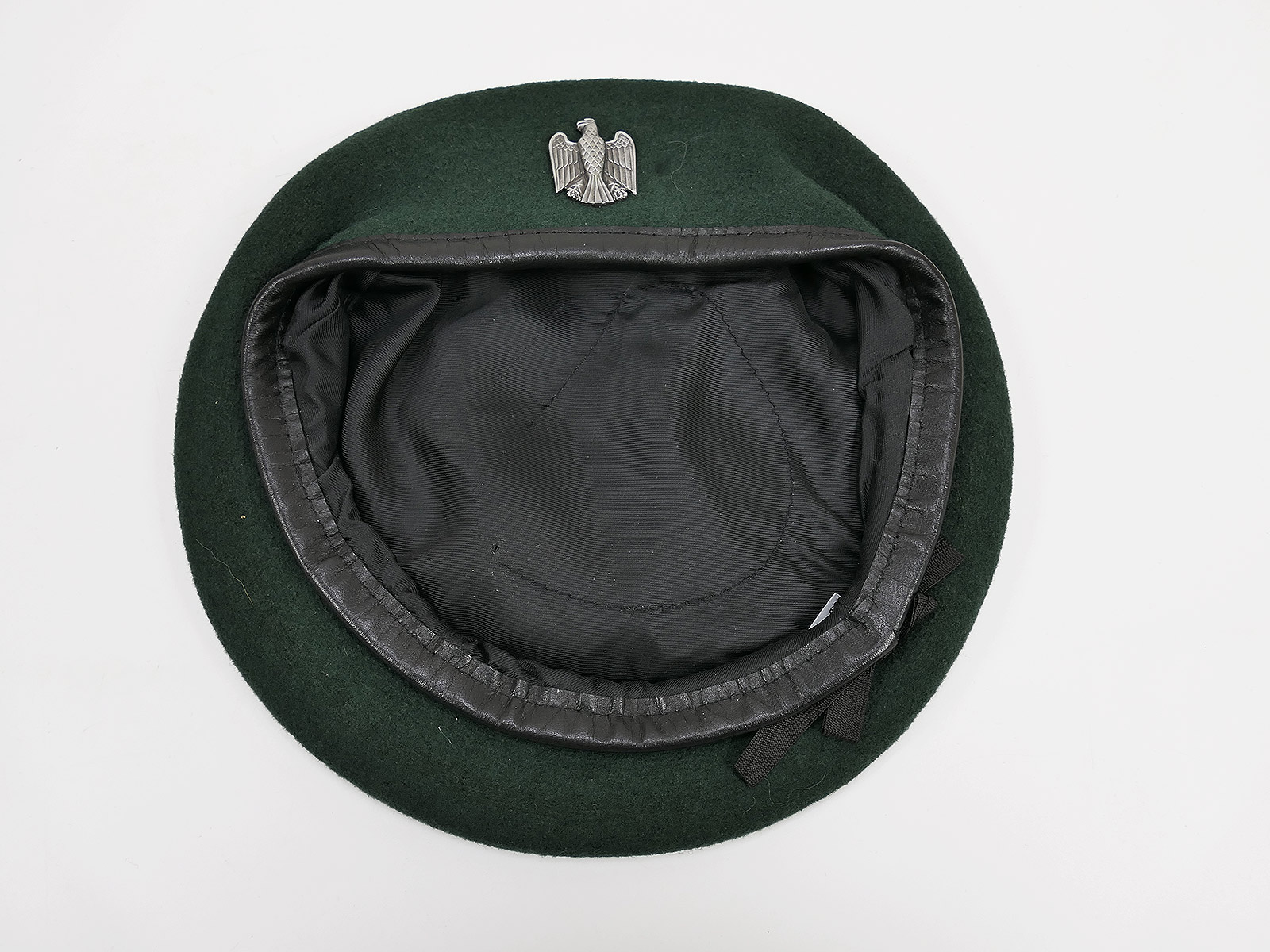 GSG 9 / BGS Barett dunkelgrün mit Abzeichen Größe 57