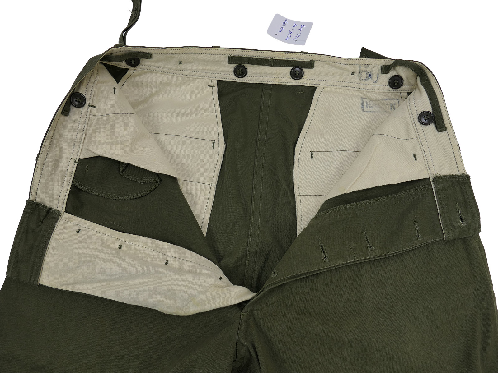 #A Einzelstück Type US WW2 Vintage M43 Trousers M1943 Feldhose Collection BATTLE WORN