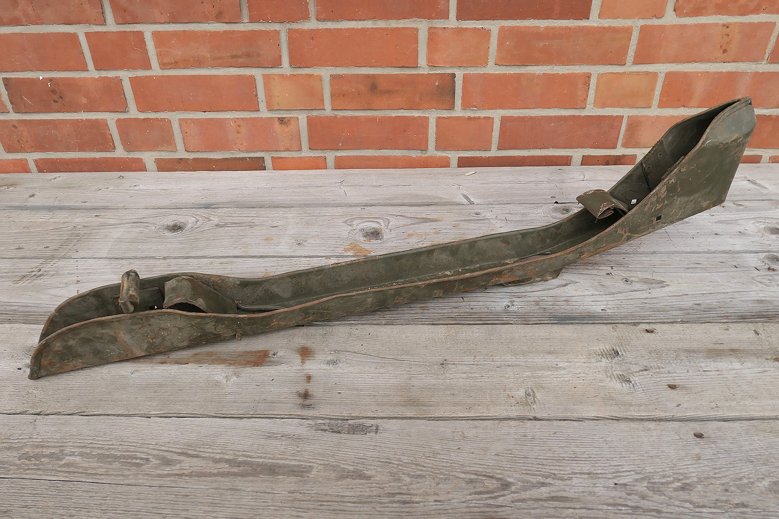 Original US WW2 RIFLE HOLDER Gewehr Halter Halterung M1 Willys Jeep MB M201 #8