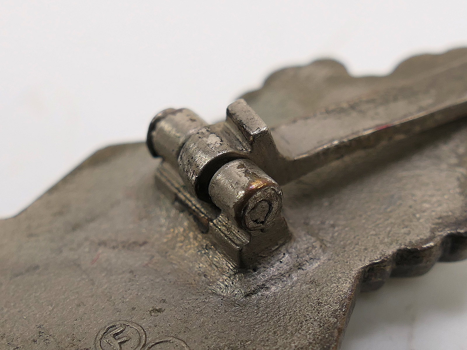 Wehrmacht Original Nahkampfspange Stufe Silber FLL Peekhaus Berlin
