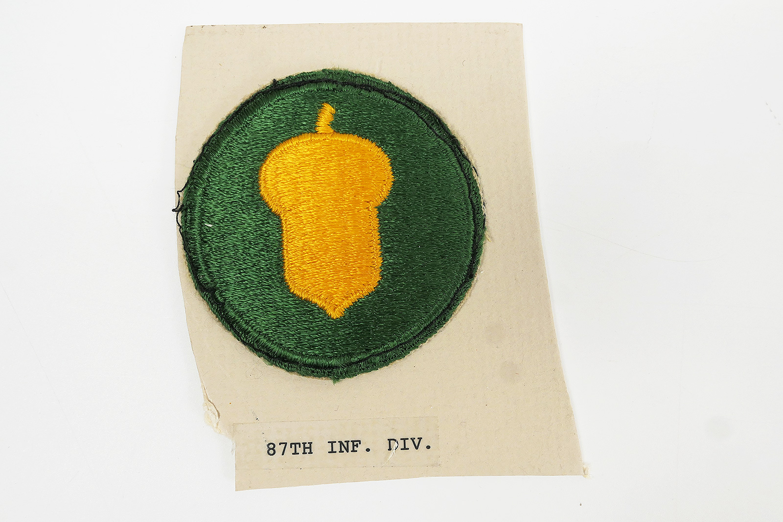 Original US ARMY WW2 Infanterie Divisionsabzeichen Patch  - 87th Infantry