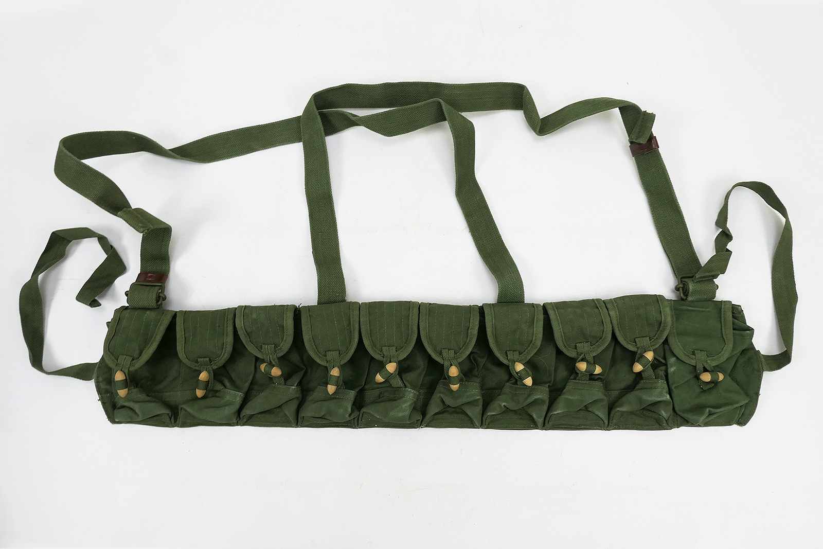 P1370900PnPqt7CLmBz5N Viet Nam Munitionsgurt Ammunition Belt Vietcong Cal.7,62 Kalaschnikow