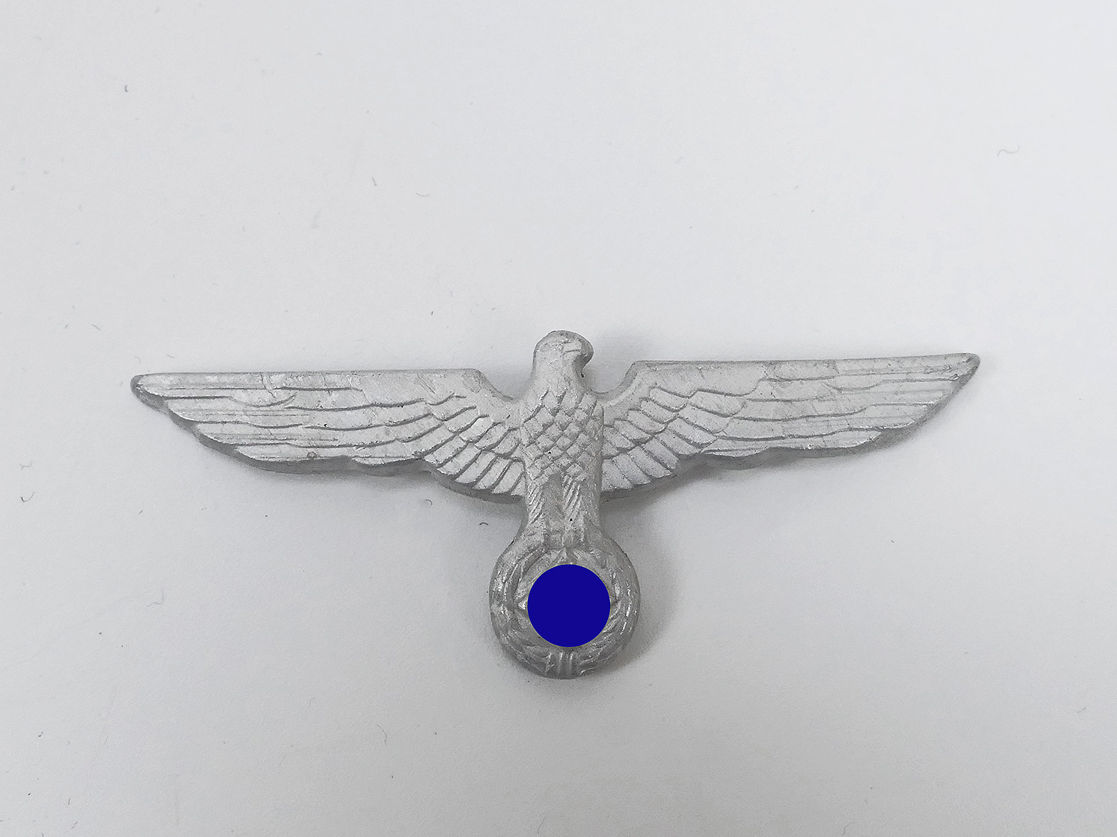Wehrmacht Assmann Mützenadler Aluminium Effekten Adler Schirmmütze