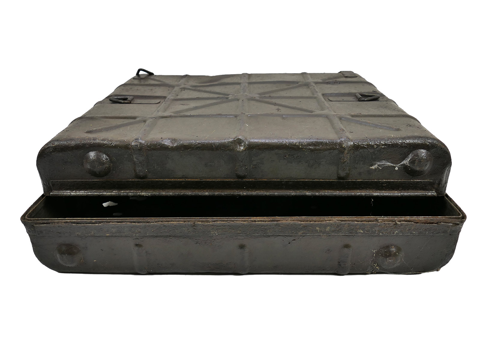 Schlachtfeldfund Transportkoffer Stielhandgranaten M24 Handgranatenkoffer Kiste BATTLE WORN