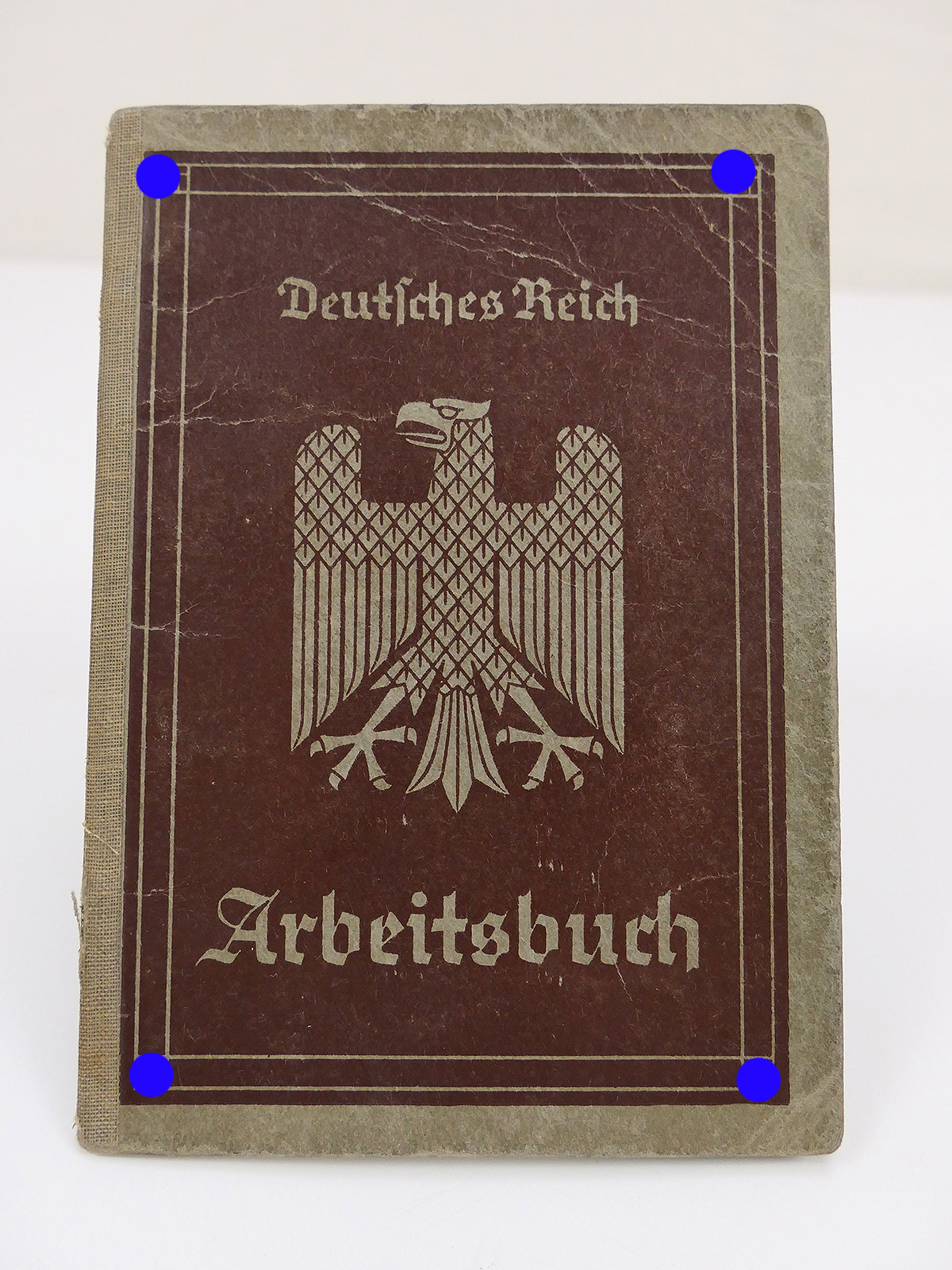Original Arbeitsbuch /M Deutsches Reich mit Eintragungen