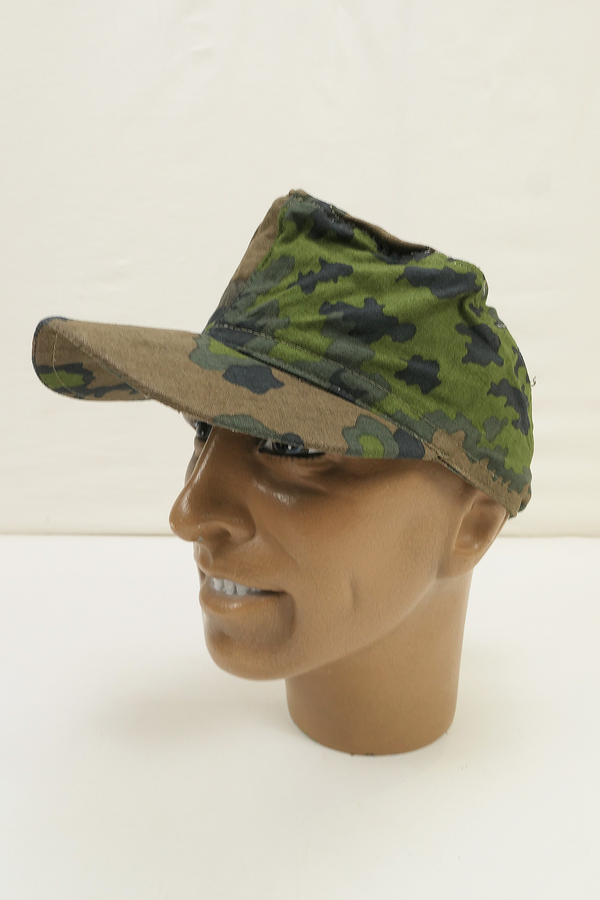 Waffen SS Frontfertigung Eichenlaub Feldmütze Gr.58 Tarnmütze aus Museum