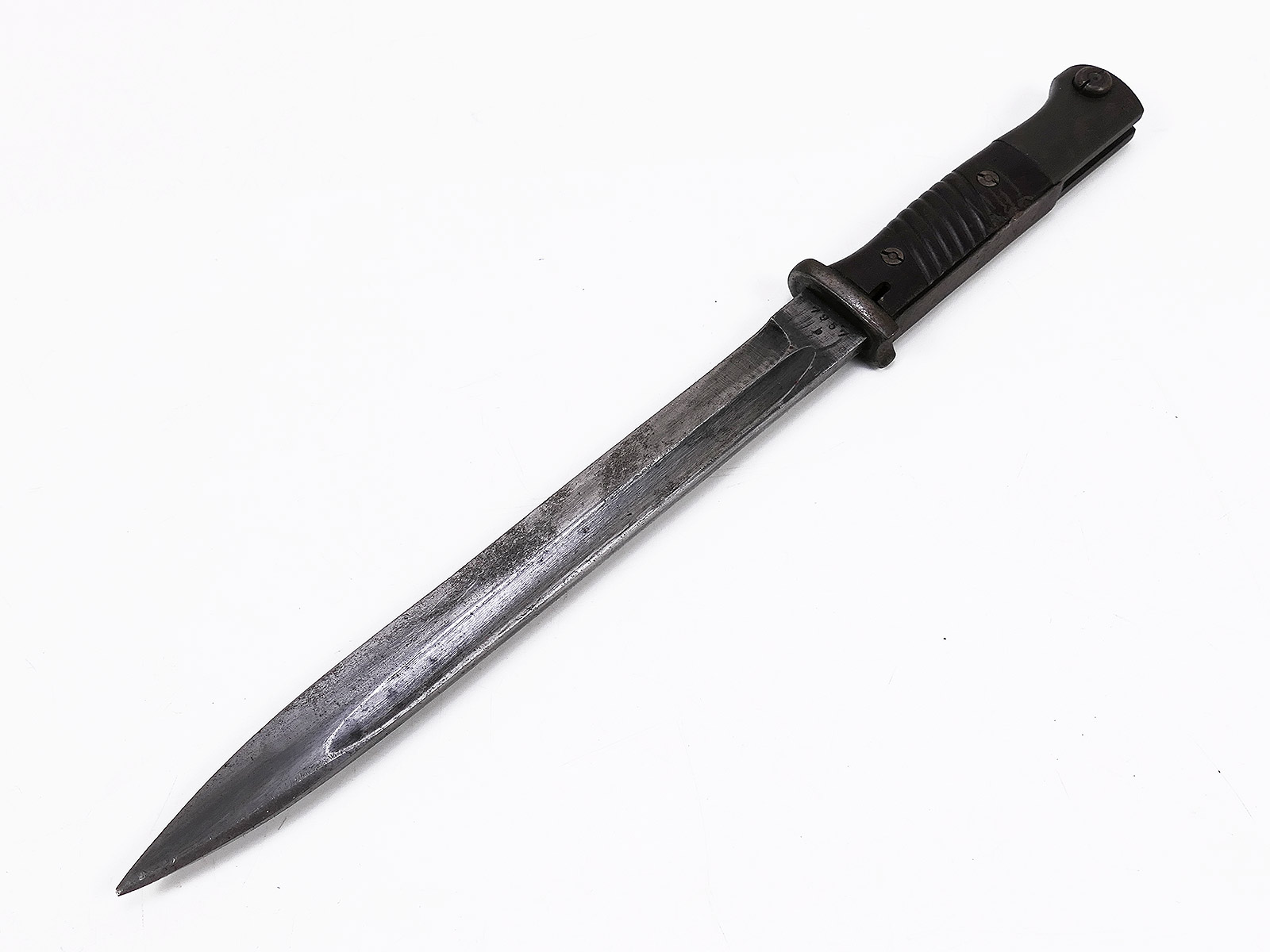 Wehrmacht Bajonett M84/98 ab 43 Karabiner K98 / Seitengewehr mit Scheide BATTLE WORN