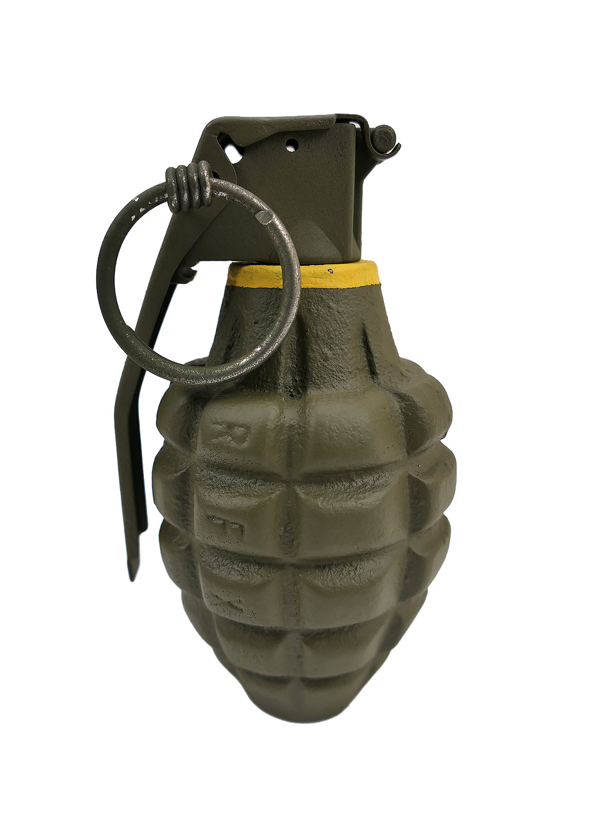 Einzelstück US ARMY DEKO MK2 Grenade Pineapple Ananas Handgranate Metall 510g