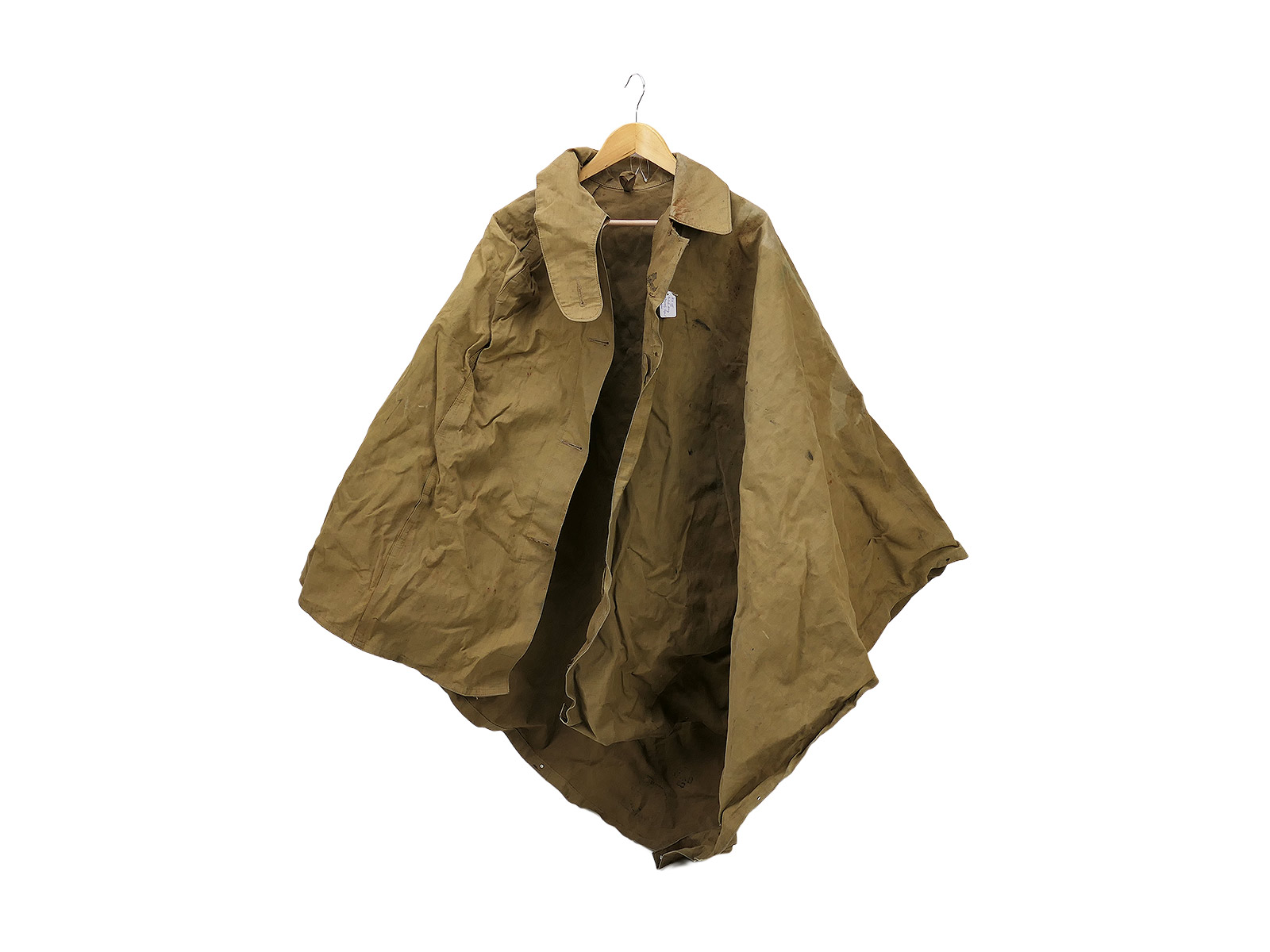 WW2 British Army MKVII Waterproof Cape / Ground Sheet Umhang Unterlage 1944? WD 