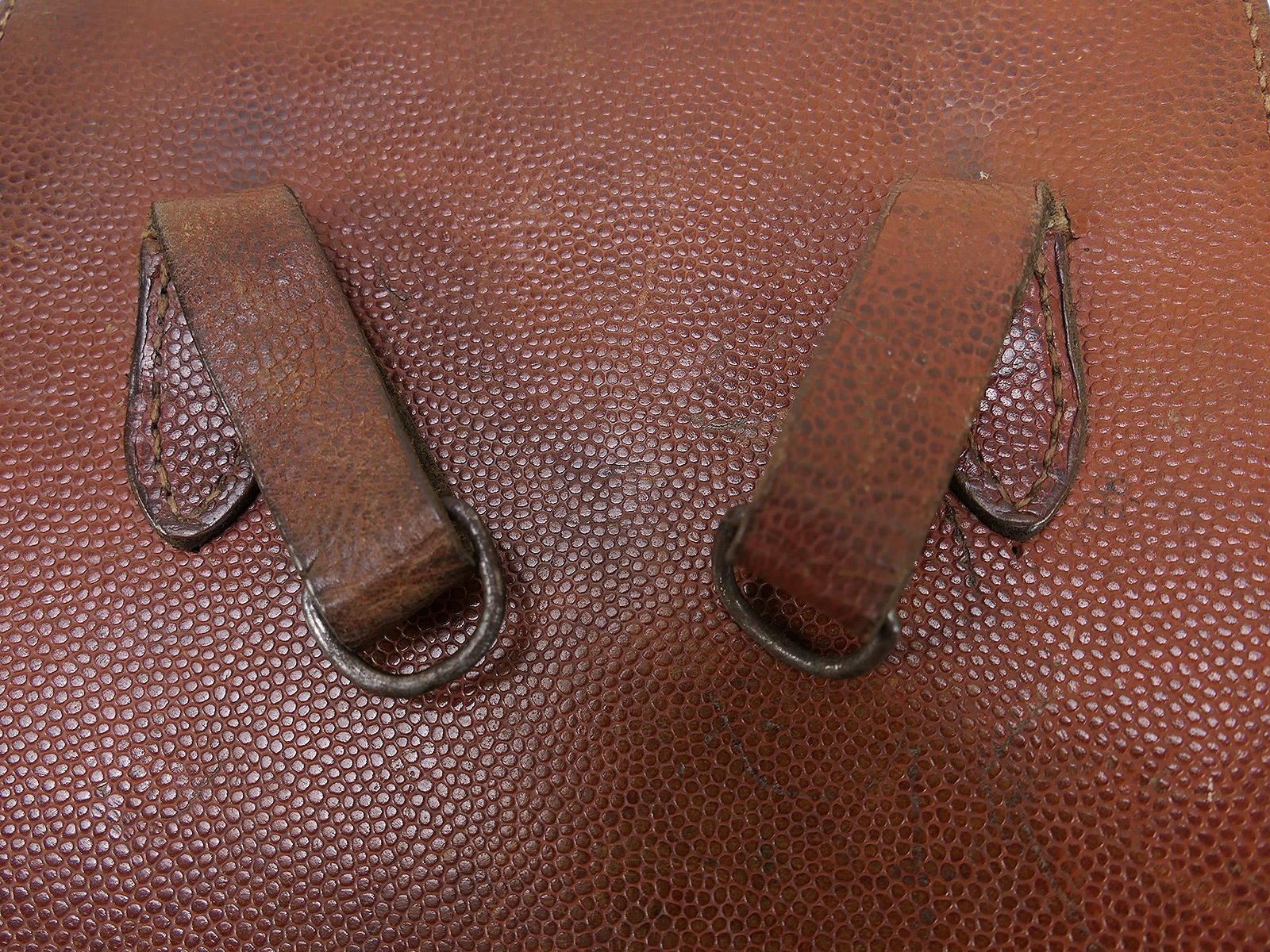 Wehrmacht / Luftwaffe Kartentasche Leder braun RBNr. Meldetasche COLLECTION