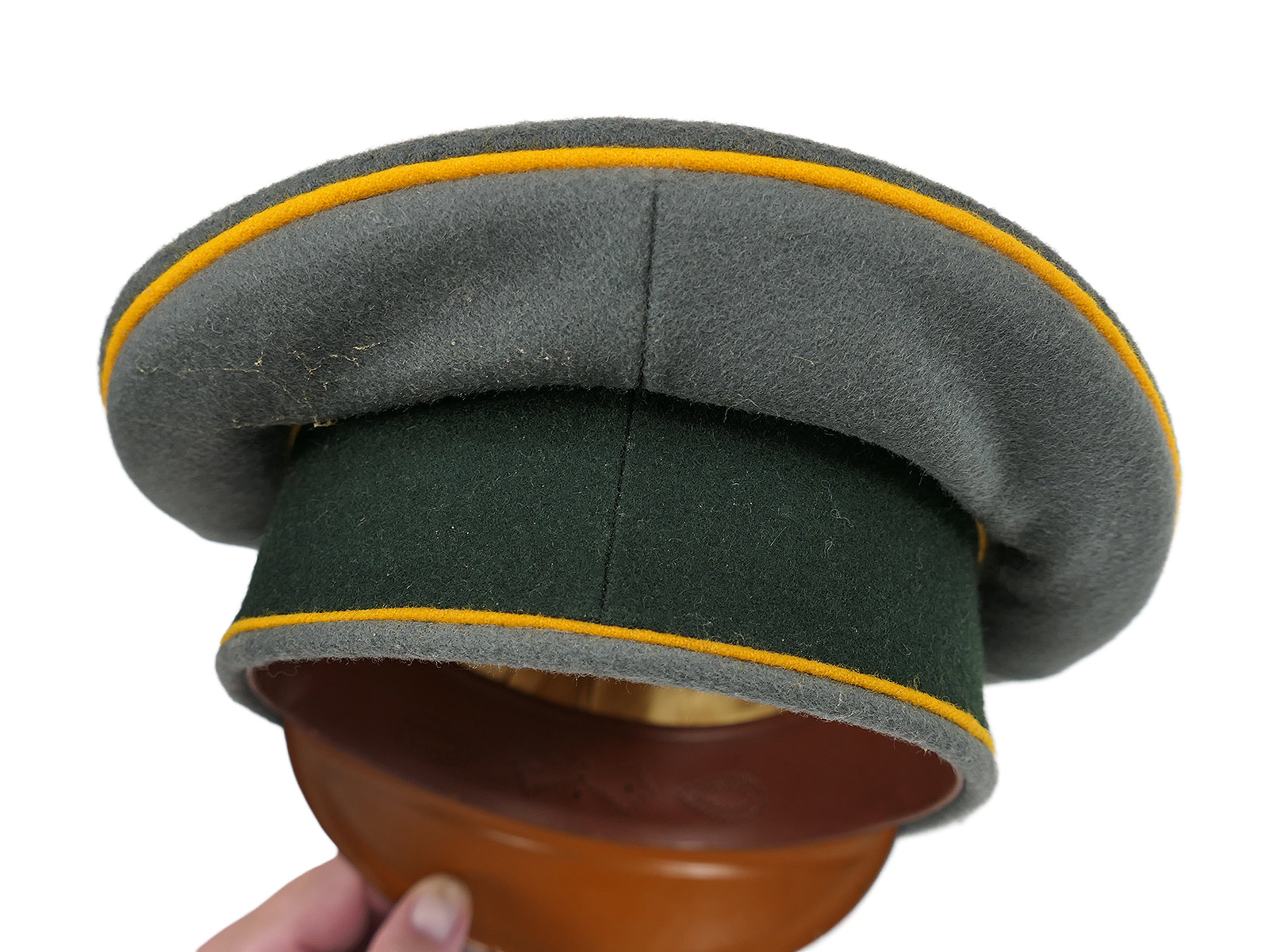 Wehrmacht Schirmmütze Offizier Kavallerie Regiment 6 mit Schwedter Adler Gr.56 Premium Museumsanfertigung COLLECTION