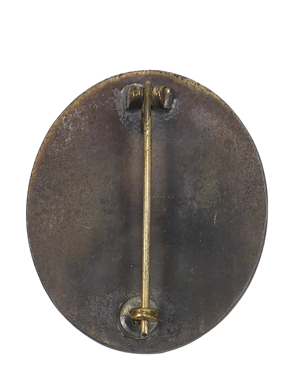 Wehrmacht Original WW2 Verwundetenabzeichen Gold Doppelhersteller L/55 und 100