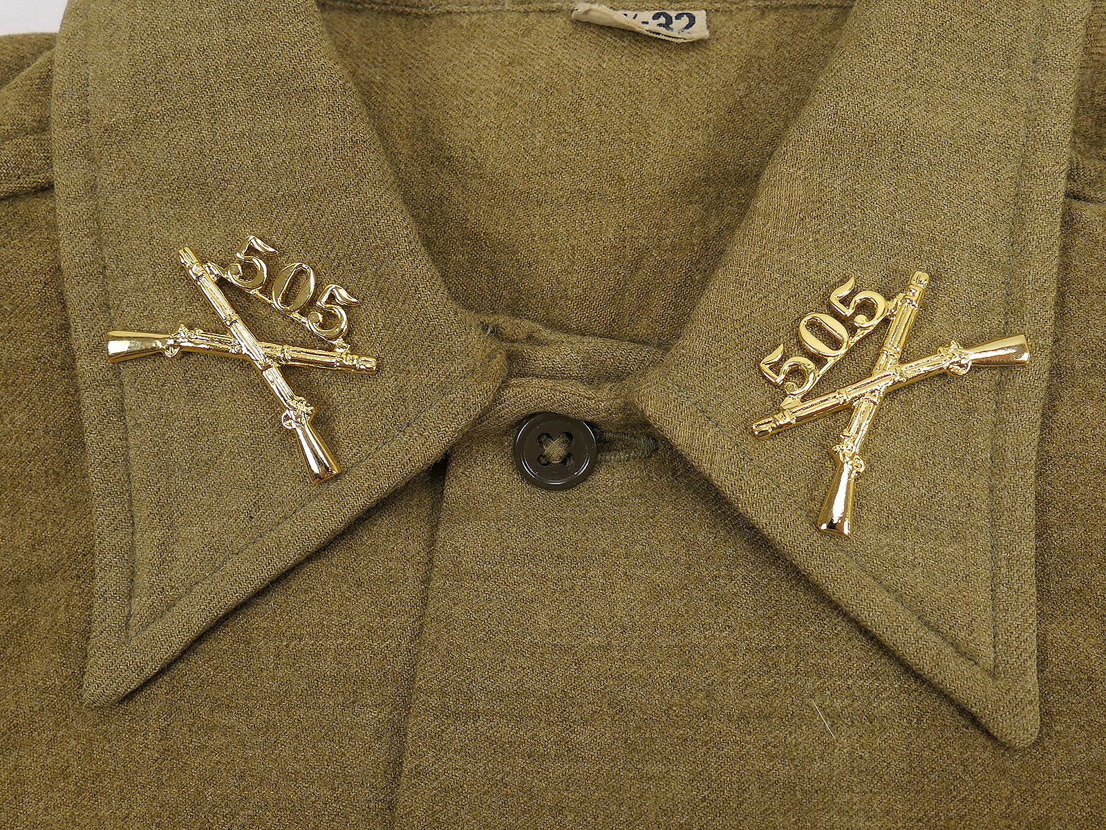 US Army 505th Parachute Infantry PIR BOS officer branch of service Kragenabzeichen Insignia
