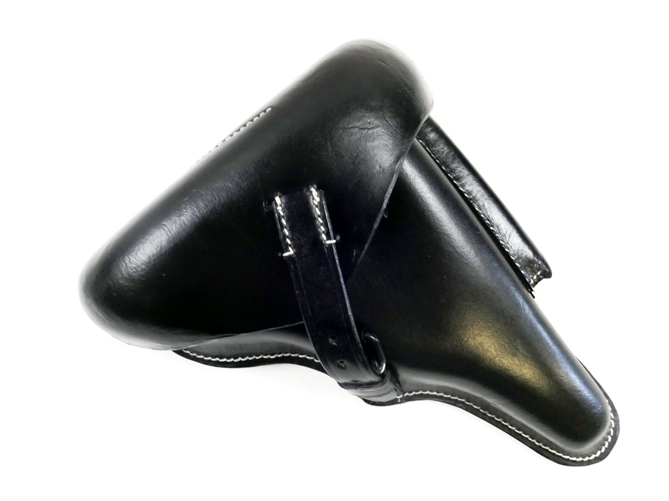Pistolenholster P08 Holster schwarz Leder