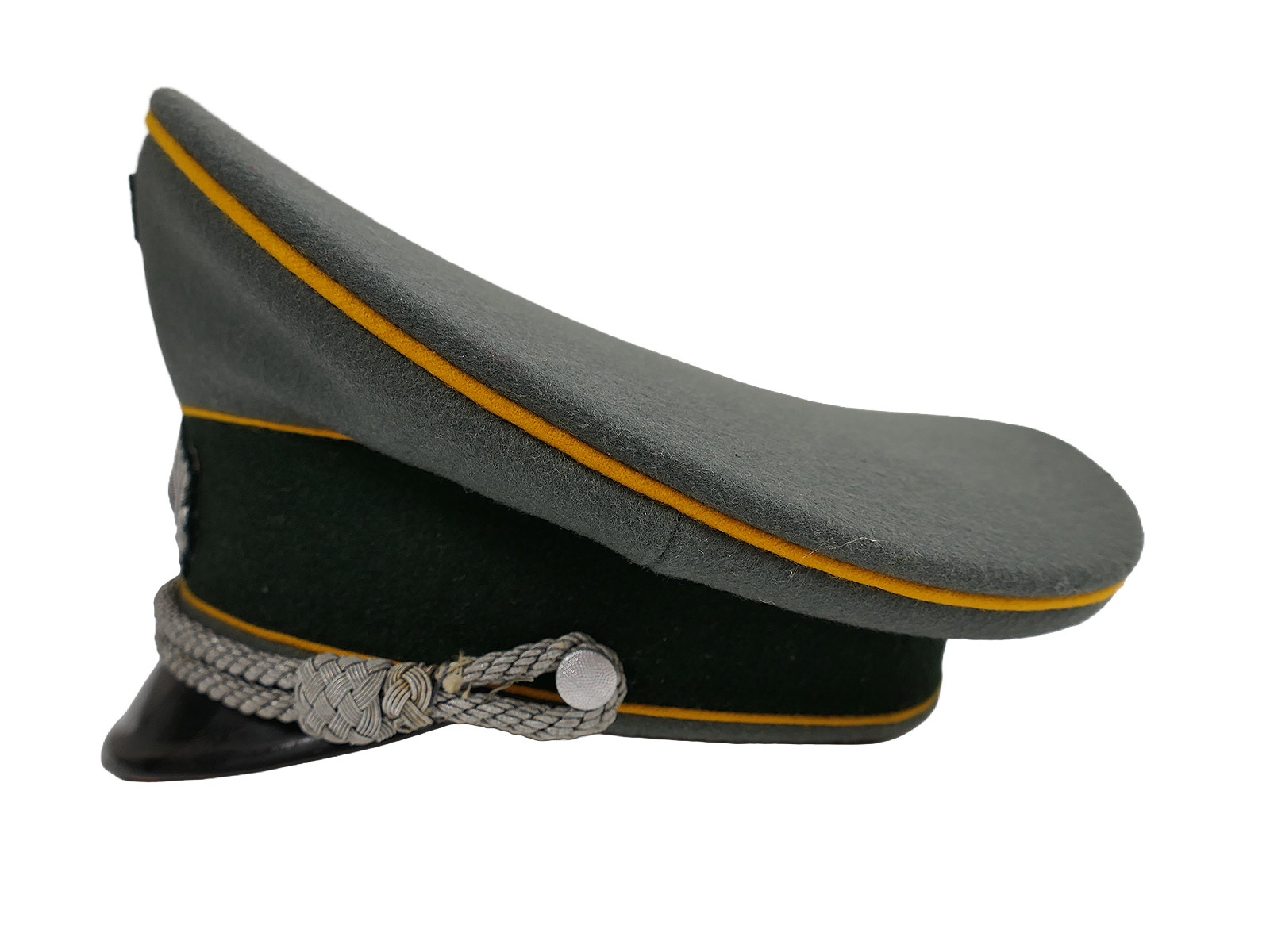 Wehrmacht Schirmmütze Offizier Kavallerie Regiment 6 mit Schwedter Adler Gr.56 Premium Museumsanfertigung COLLECTION