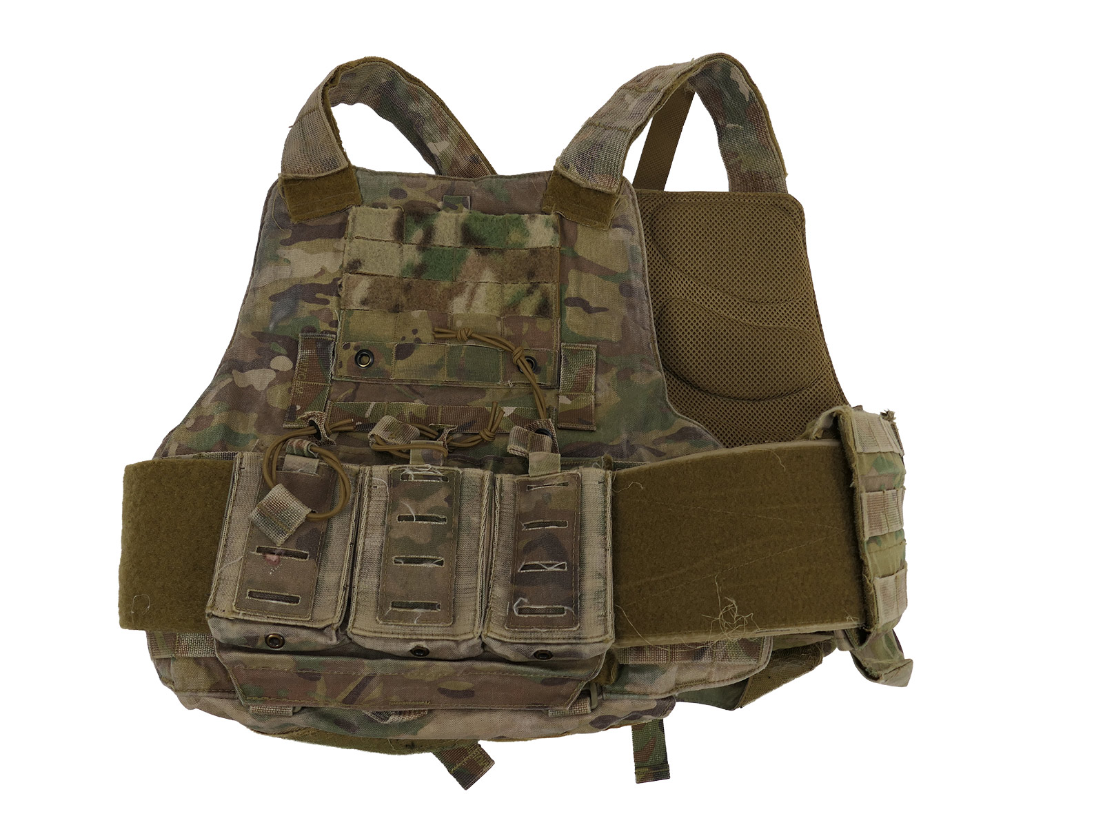 #3/ Dänemark Danish Army MultiCam Plate Carrier Plattenträger Einsatzweste Body Armor Gr. L/XL