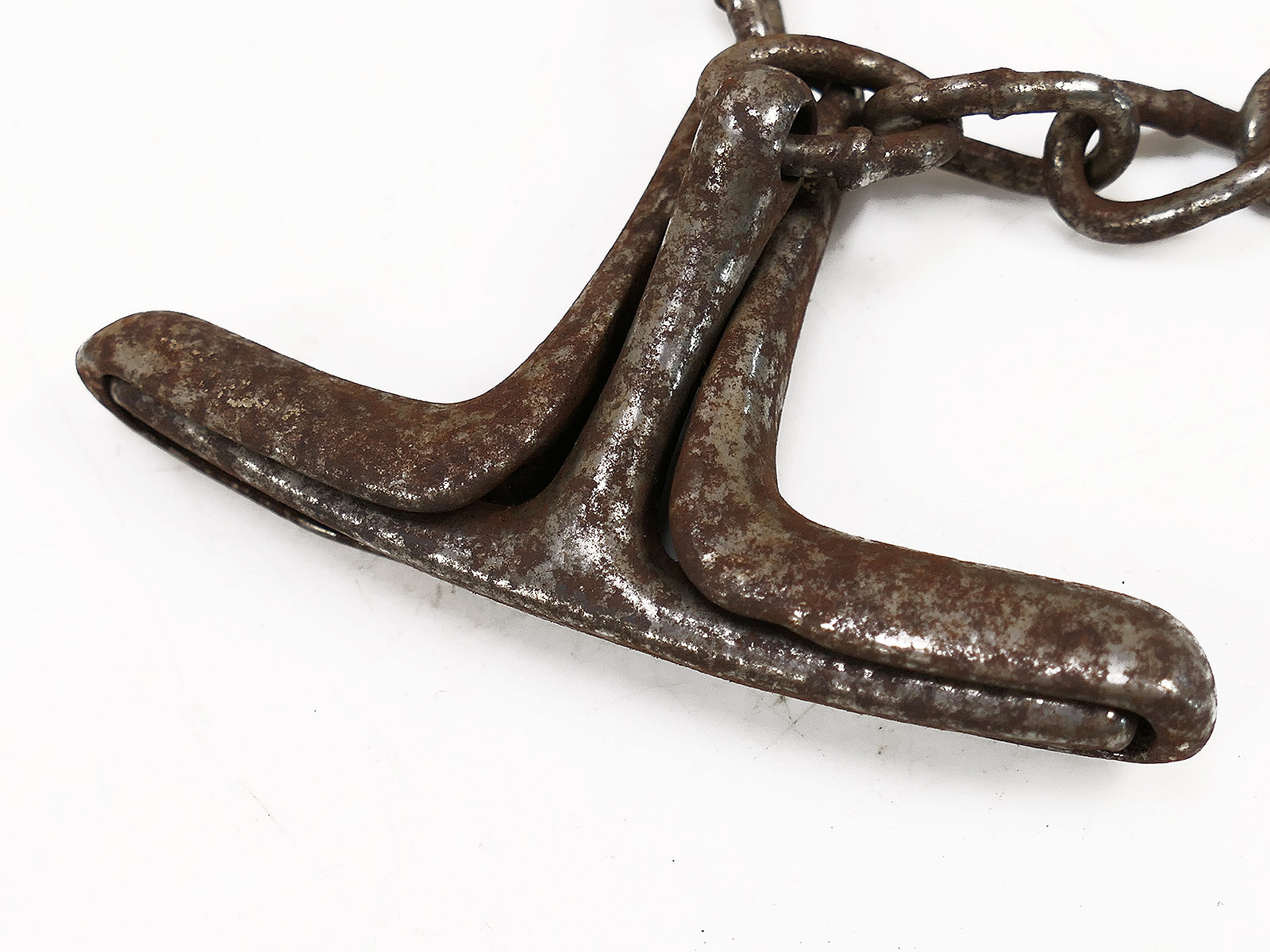 #E SS Hand Knebel Knebelkette Abführ-, Vorführ- oder Knebelkette ANTIK