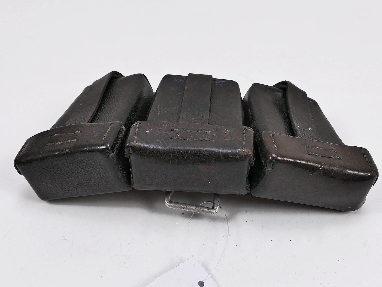 Einzelstück - Wehrmacht K98 3er Patronentasche BRAUN ORIGINAL mit Hersteller 1936 COLLECTION