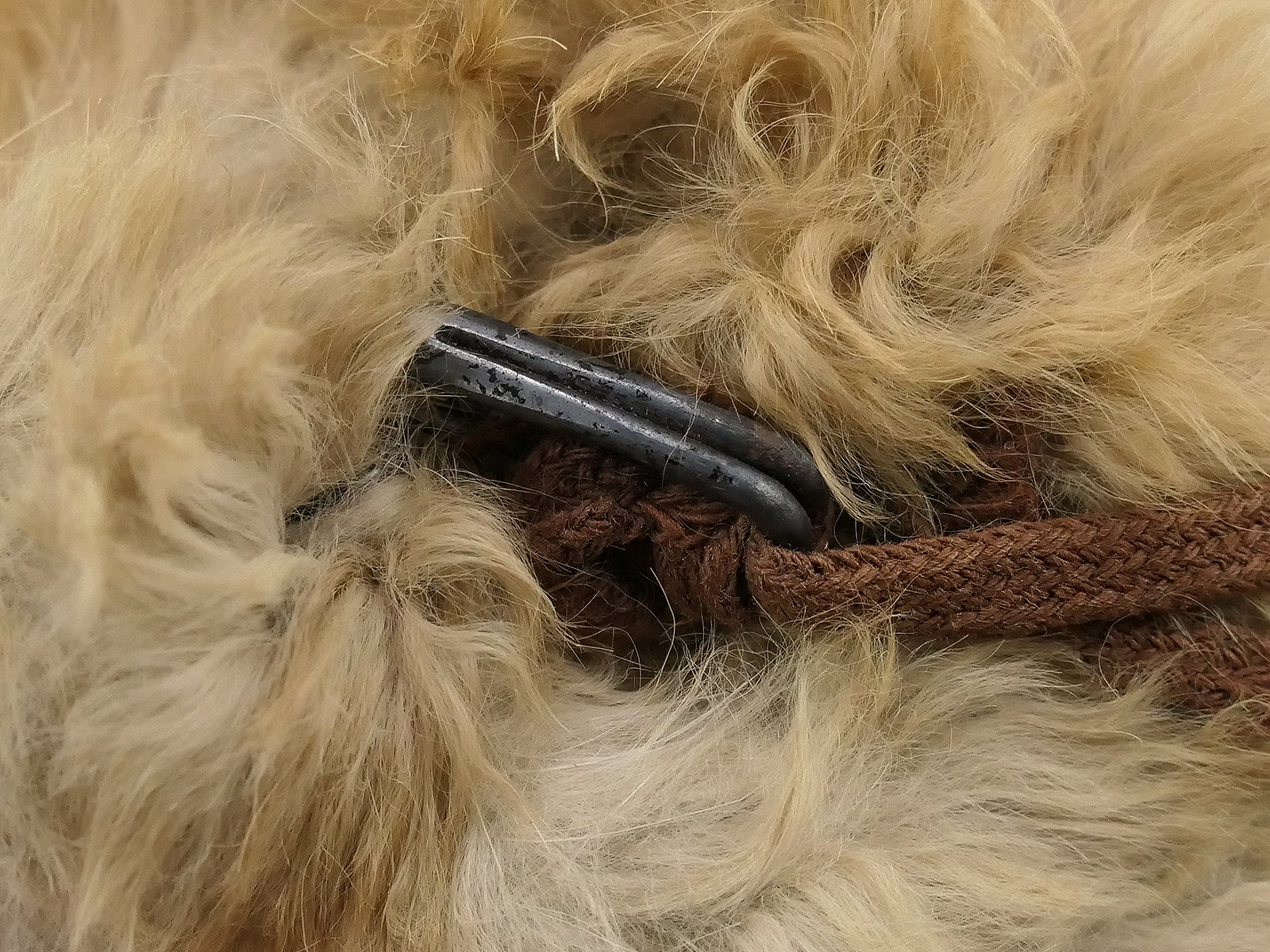 Einzelstück Wehrmacht Wintermütze Fellmütze Kaninchenfell Hasenfell Feldmütze Gr.56