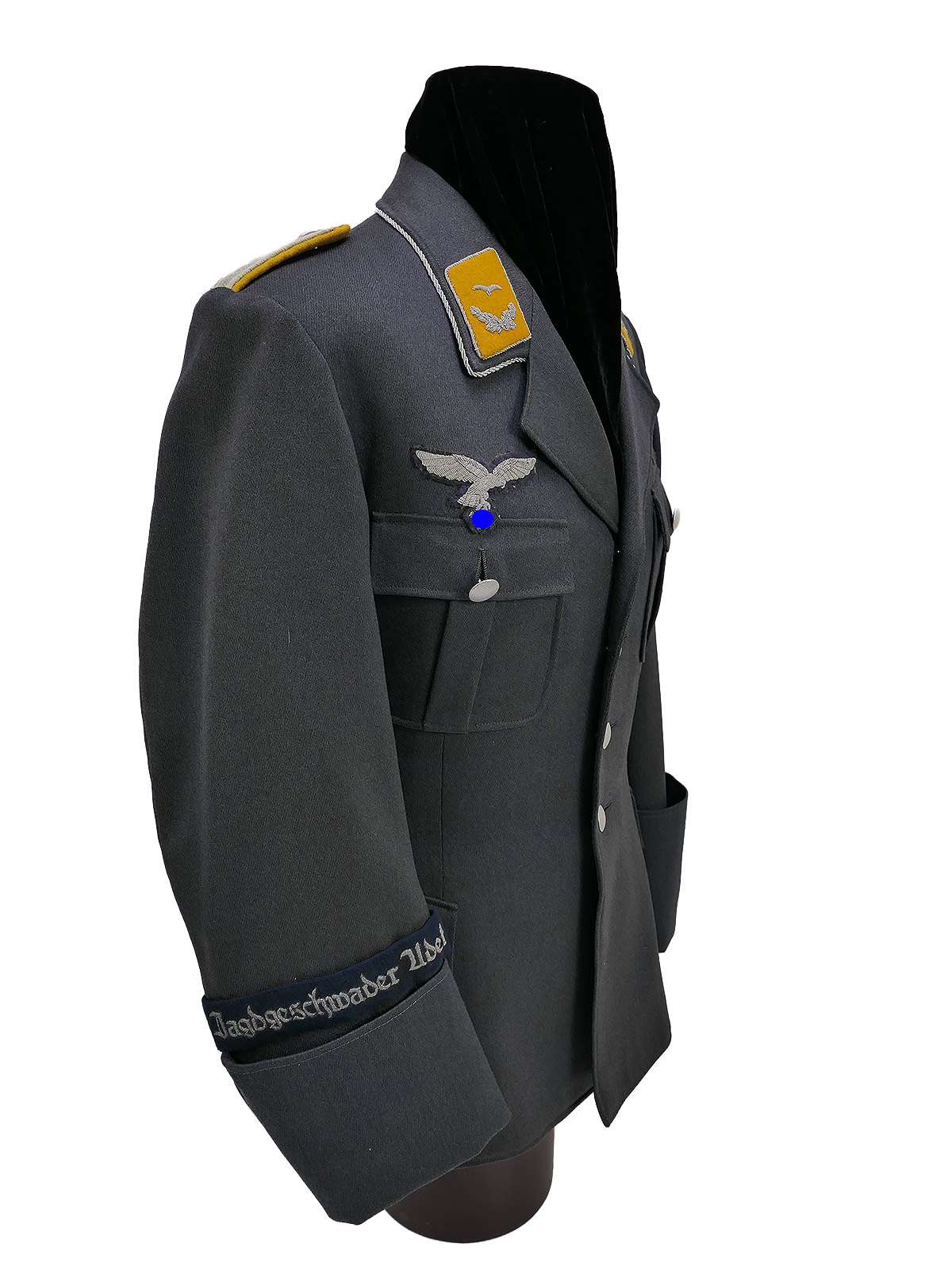 WK2 Original Luftwaffe Offiziers Waffenrock Jagdgeschwader Udet um 1942 Uniform COLLECTION