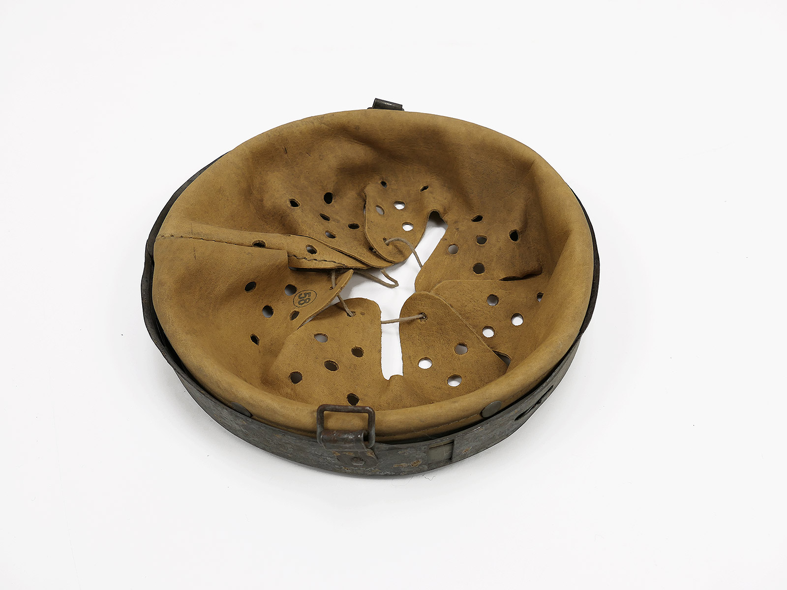 #189/ Wehrmacht Stahlhelm Helmfutter ANTIK M35 M40 M42 (58/66)