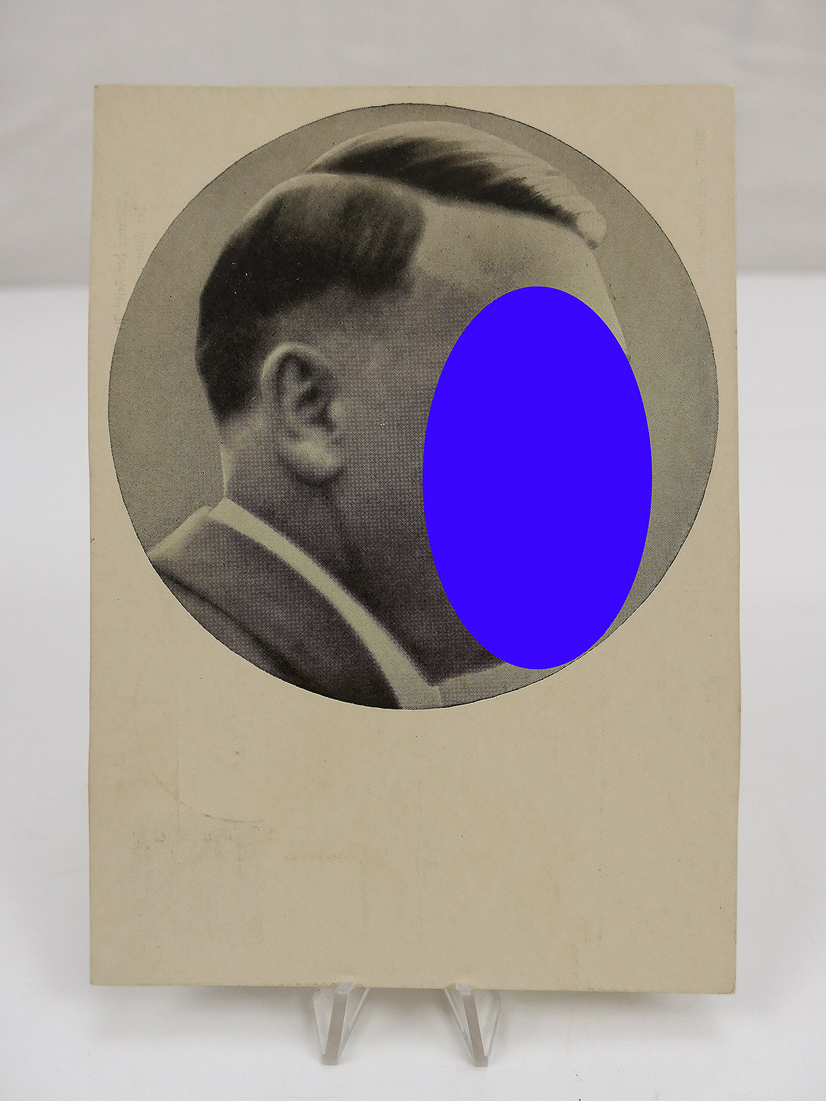 #81/ Postkarte / PK Thema A.Hitler Portrait Sonderstempel / Briefmarke Männer der Zeit Nr.91 Huber