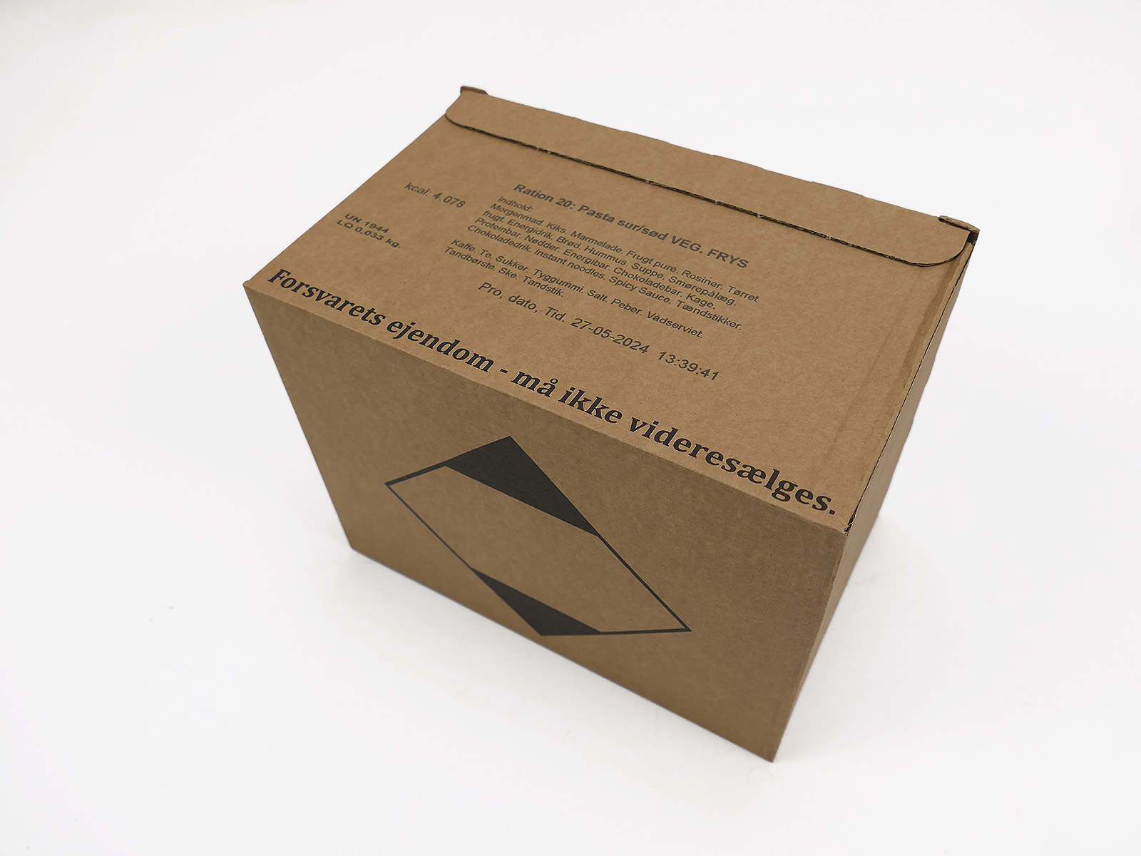 1x DK Danish ARMY EPA MRE 1x Combat Ration VERPFLEGUNG KARTON Menue "20" PASTA 24h 4000 kcal.