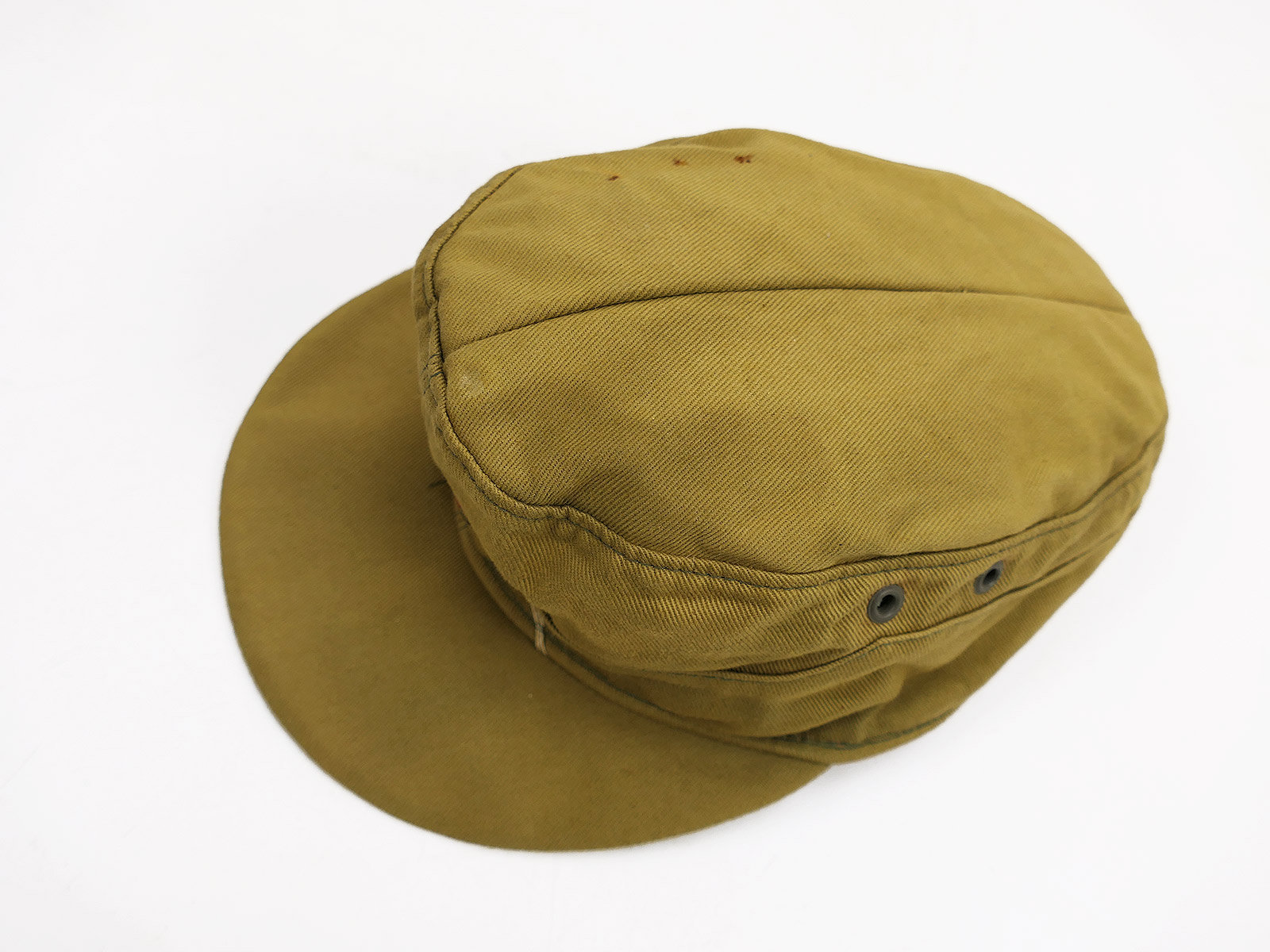 USA POW Tropen M43 Feldmütze Afrikakorps Tropenmütze DAK Gr.57 COLLECTION BATLLE WORN