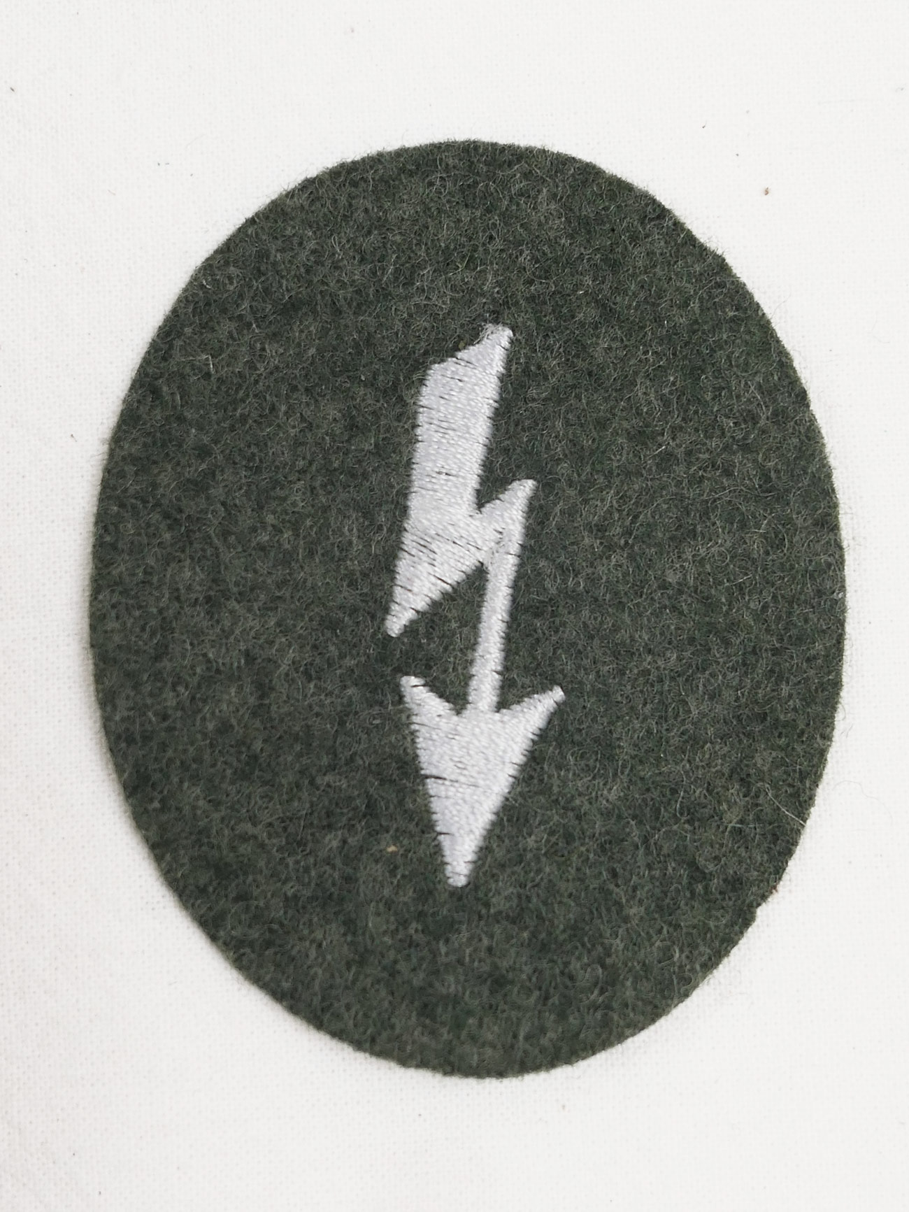 Wehrmacht M40 Funker Blitz Ärmelabzeichen