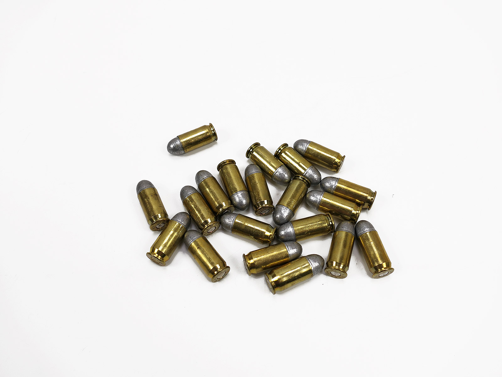 US - 20x Deko Patrone Munition Cal .45 ACP Colt Revolver