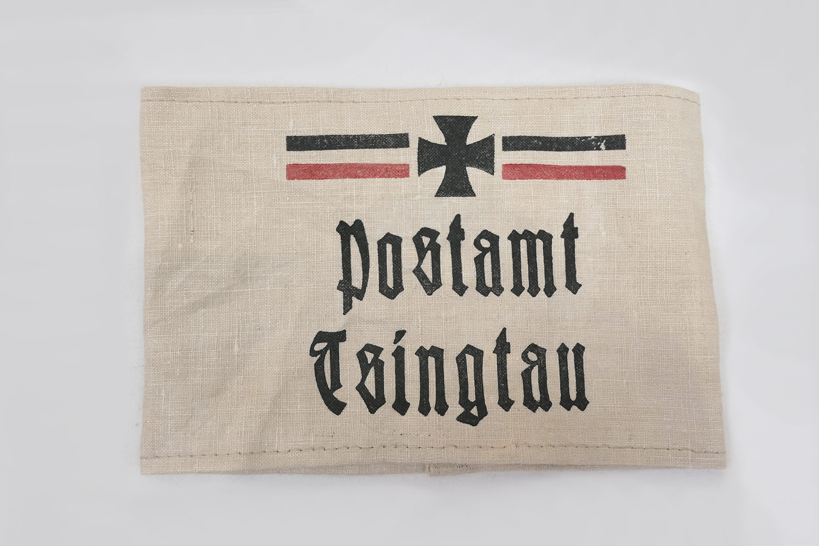 P1230507 WK1 Armbinde Postamt Tsingtau 1912