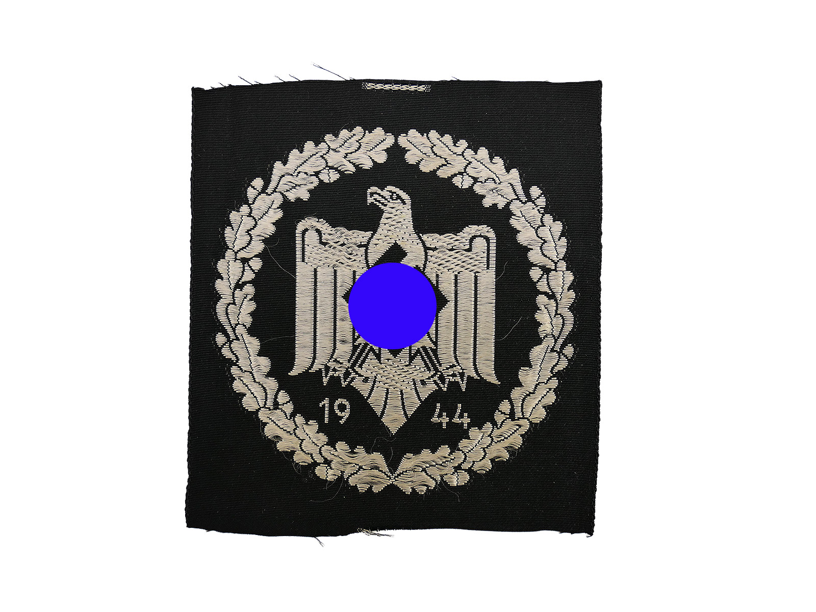Nationalsozialistischer Reichsbund für Leibesübungen NSRL / DRL Mitgliedsabzeichen SILBER Maschinengewebt für Sportanzug
