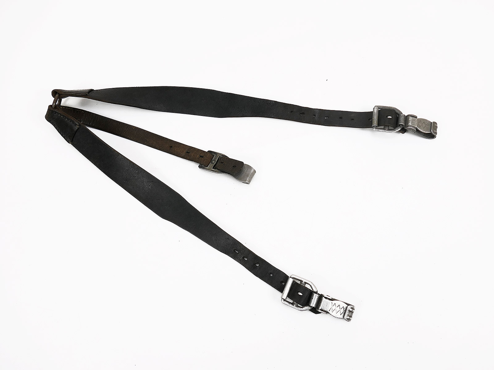 Typ Luftwaffe Offizier Y-Riemen Leder Koppeltragehilfe Fallschirmjäger (BW 1954)