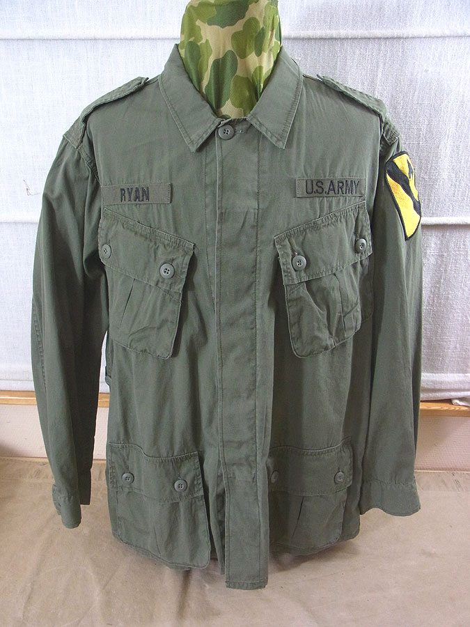 US Army Feldjacke Jungle Jacket M64 Vietnam oliv