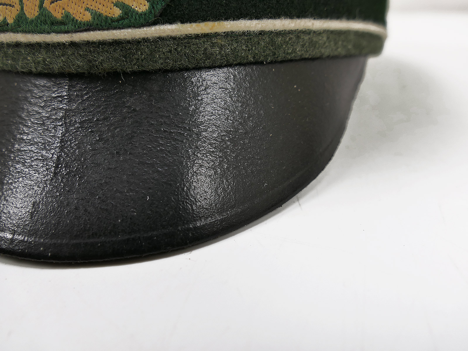 Wehrmacht Infanterie Schirmmütze Offizier Crusher Cap mit Mützenadler / Kokarde COLLECTION