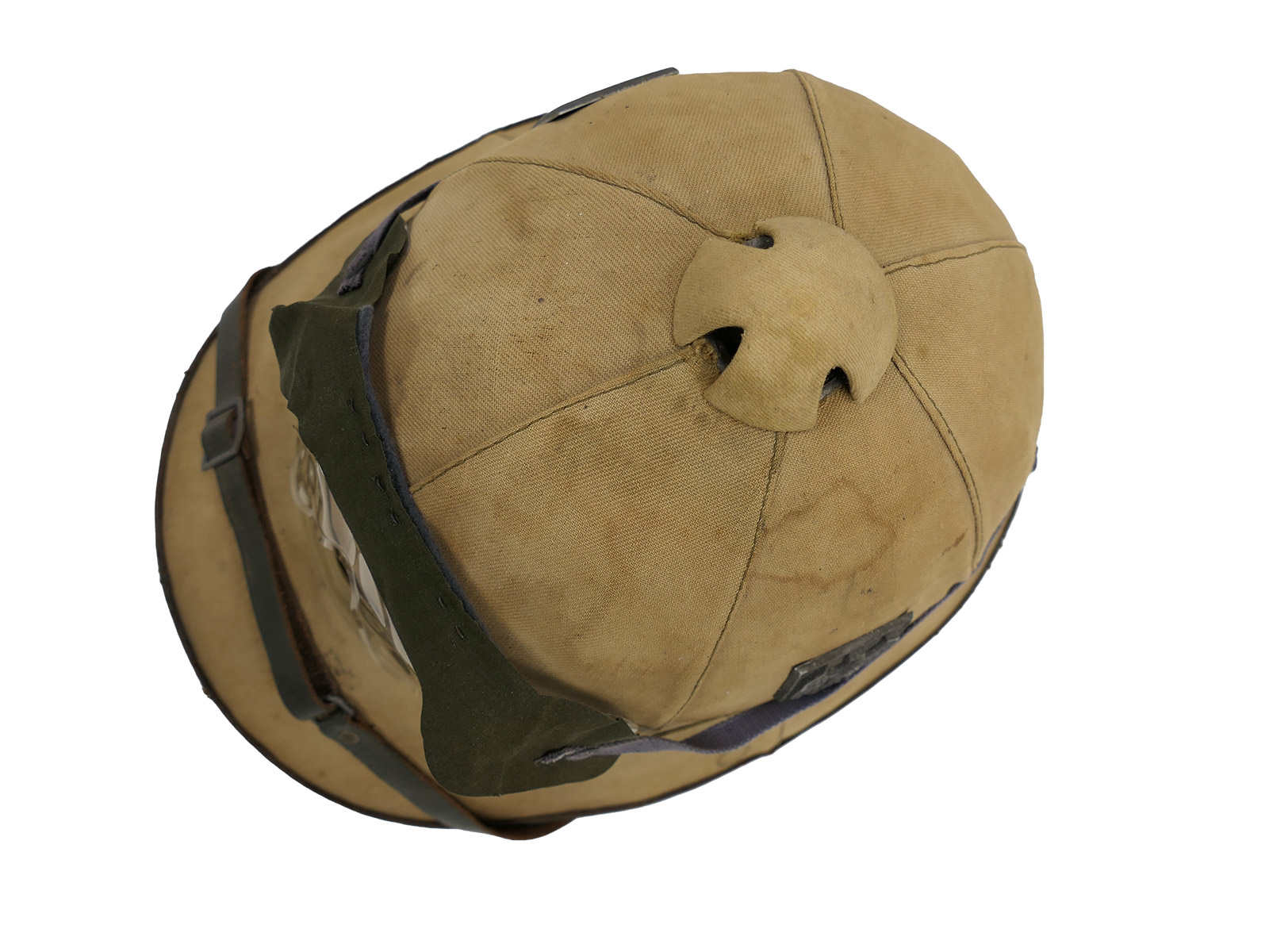 Original Tropenhelm Afrikakorps Carl Halfar Wehrmacht DAK mit Staubschutzbrille COLLECTION
