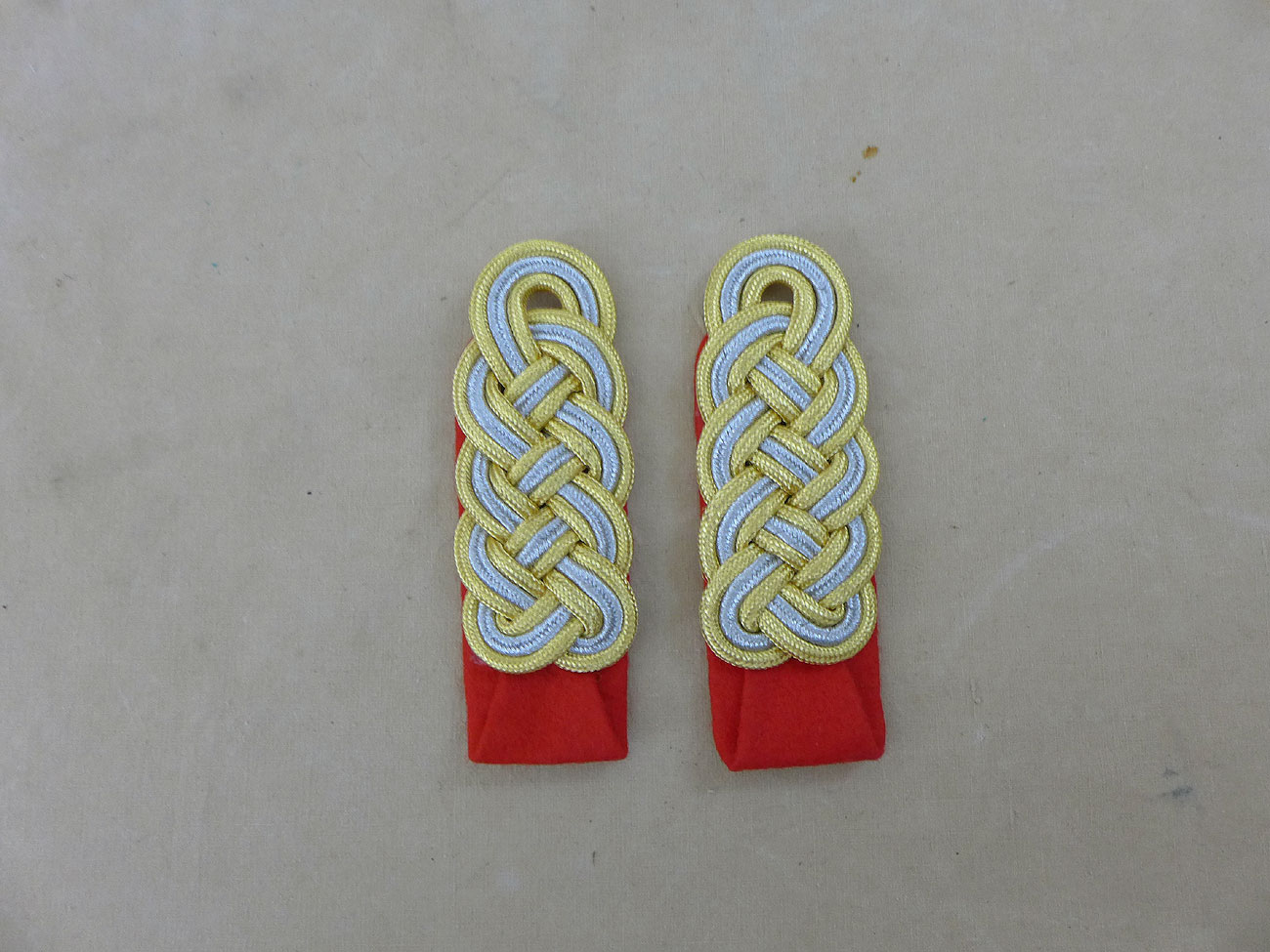 Schulterklappen Wehrmacht General Feldbluse -zum Einnähen-