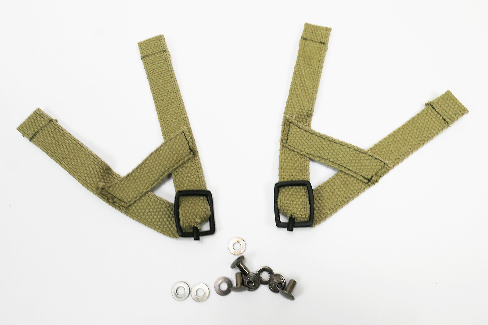 US ARMY WW2 Paratrooper Liner A-Yoke für Kinnkappe / Chin Strap Airborne Stahlhelm