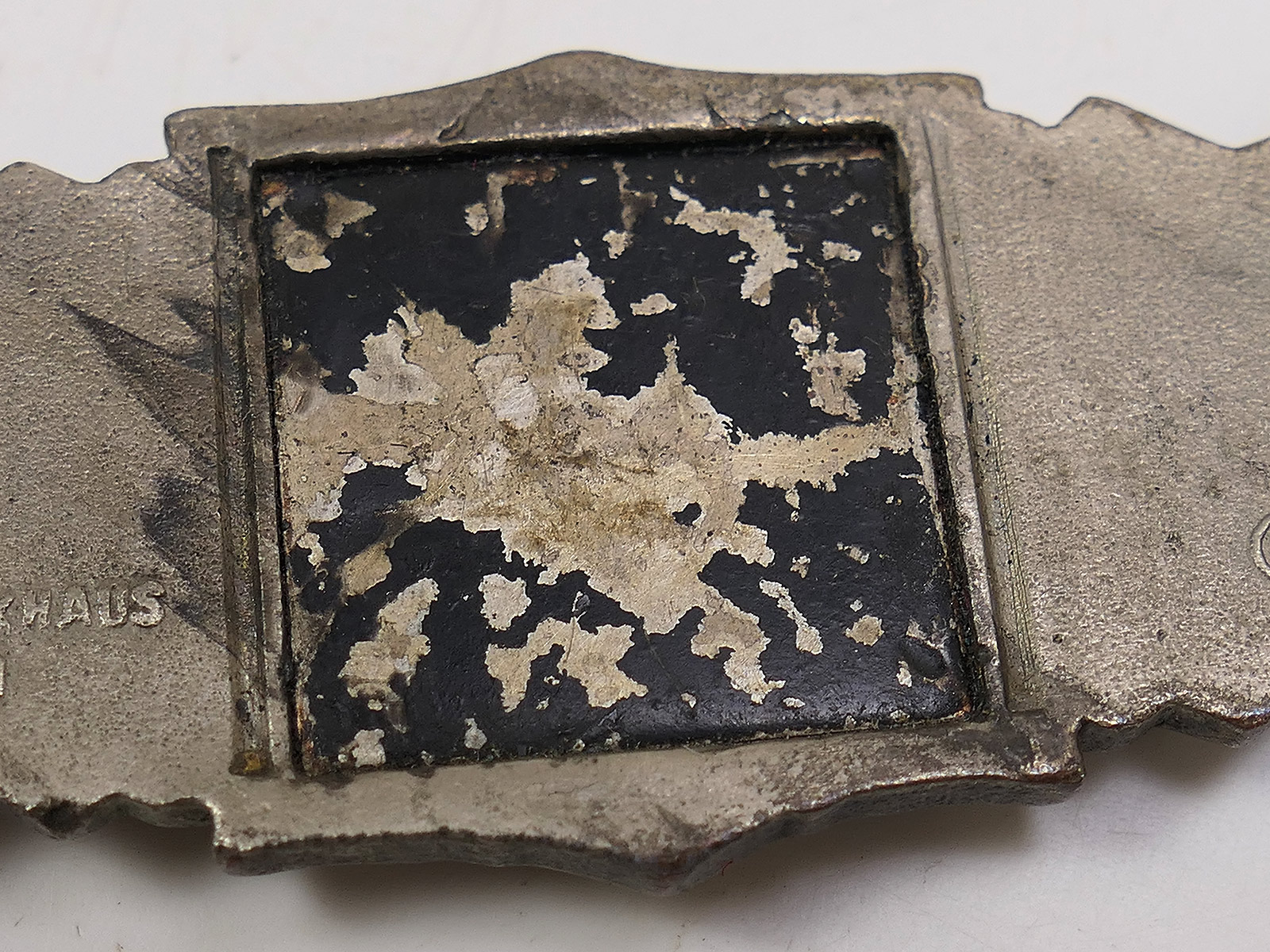 Wehrmacht Original Nahkampfspange Stufe Silber FLL Peekhaus Berlin
