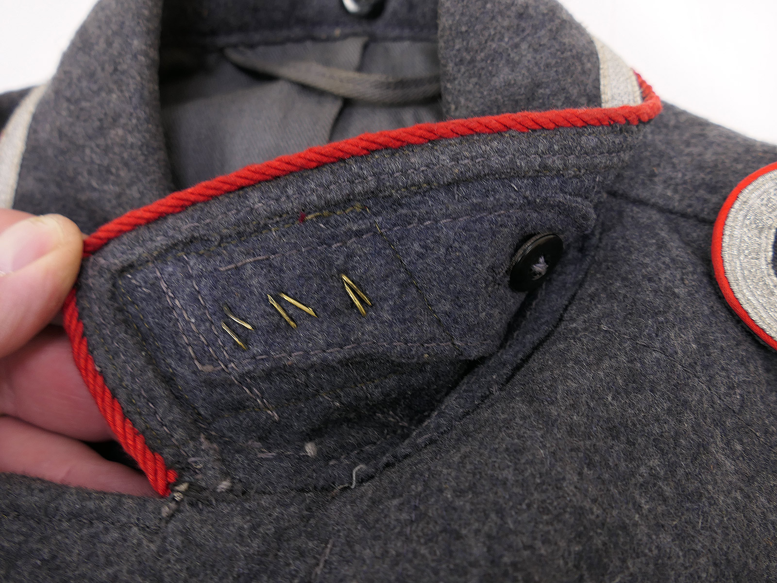WK2 Original Luftwaffe Fliegerbluse Wachtmeister FLAK ARTILLERIE Uniform COLLECTION BATTLE WORN