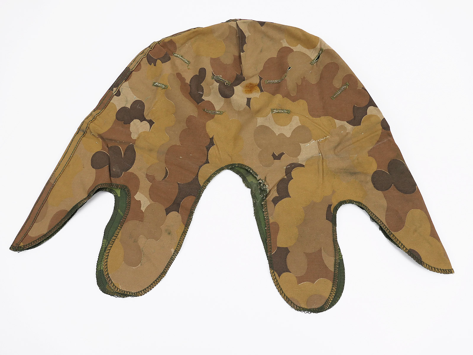 #06 ORIGINAL US Helmet cover MITCHELL LEAF M1 Stahlhelm Helmbezug 1977 TOP
