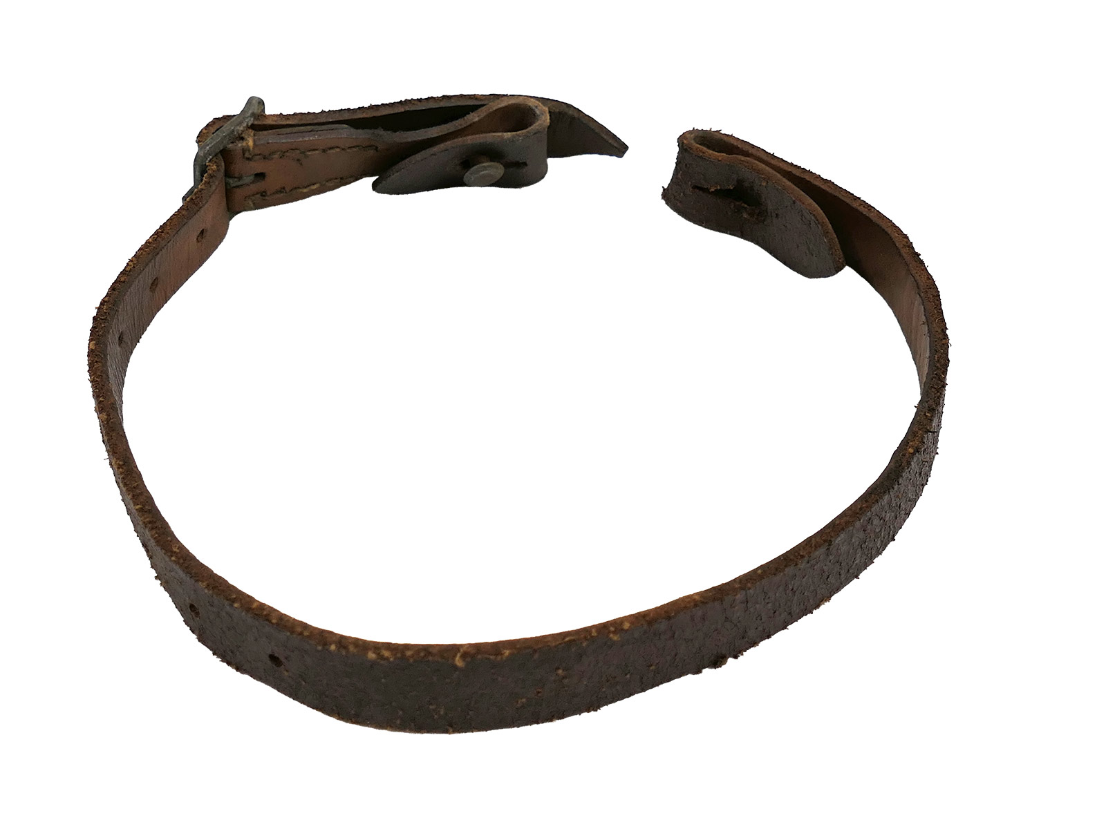 Einzelstück Vintage Kinnriemen Antik für Luftwaffen Stahlhelm Helmfutter M35 M40 M42 COLLECTION