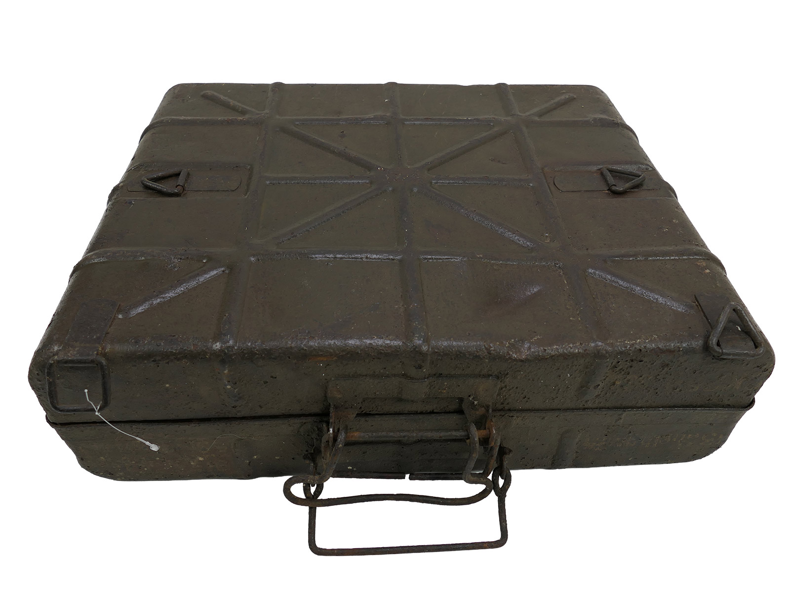 Schlachtfeldfund Transportkoffer Stielhandgranaten M24 Handgranatenkoffer Kiste BATTLE WORN