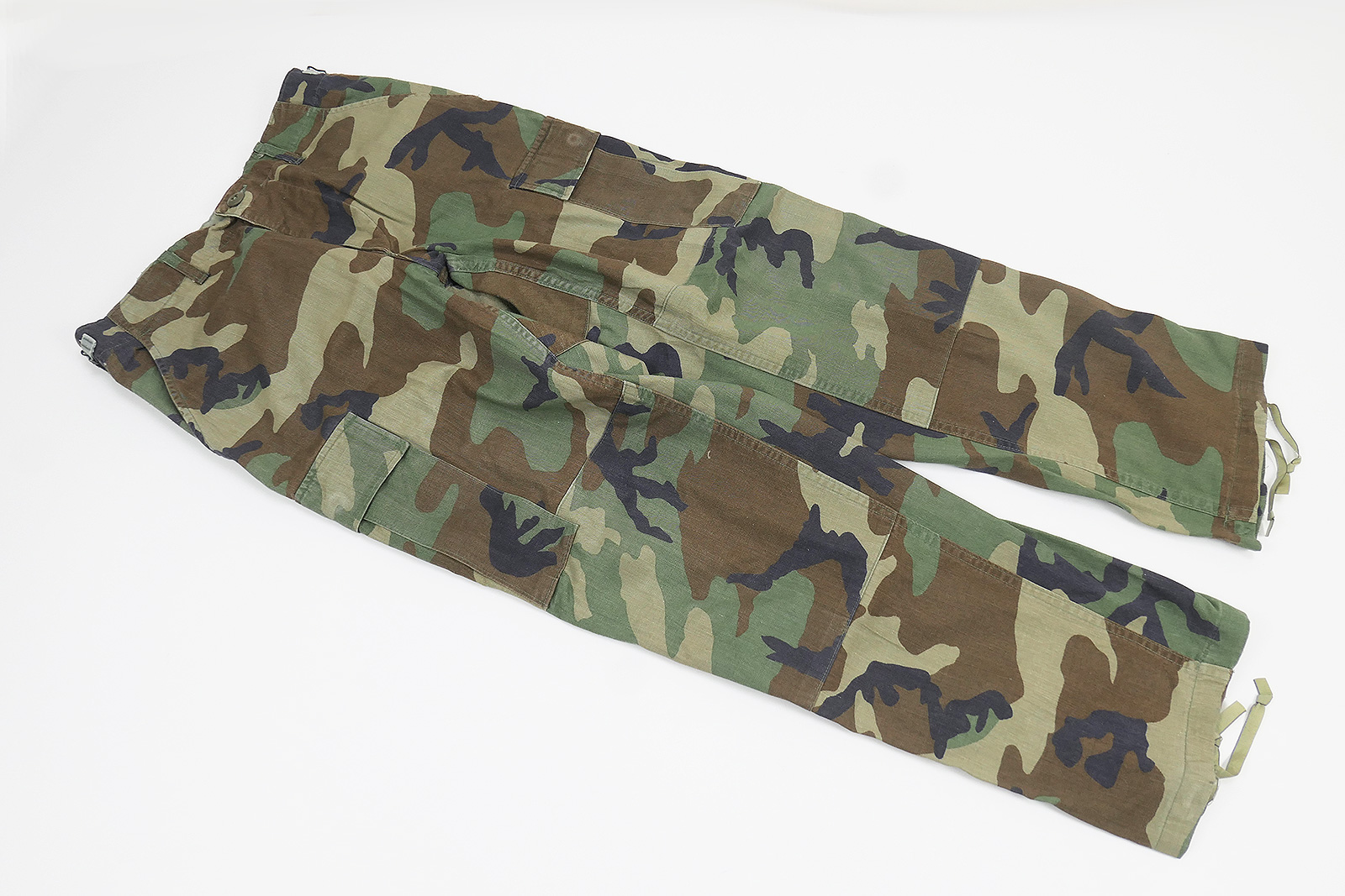 P1520153 #3 US Army BDU Feldhose Combat Trousers Camouflage Woodland Tarnhose Small short