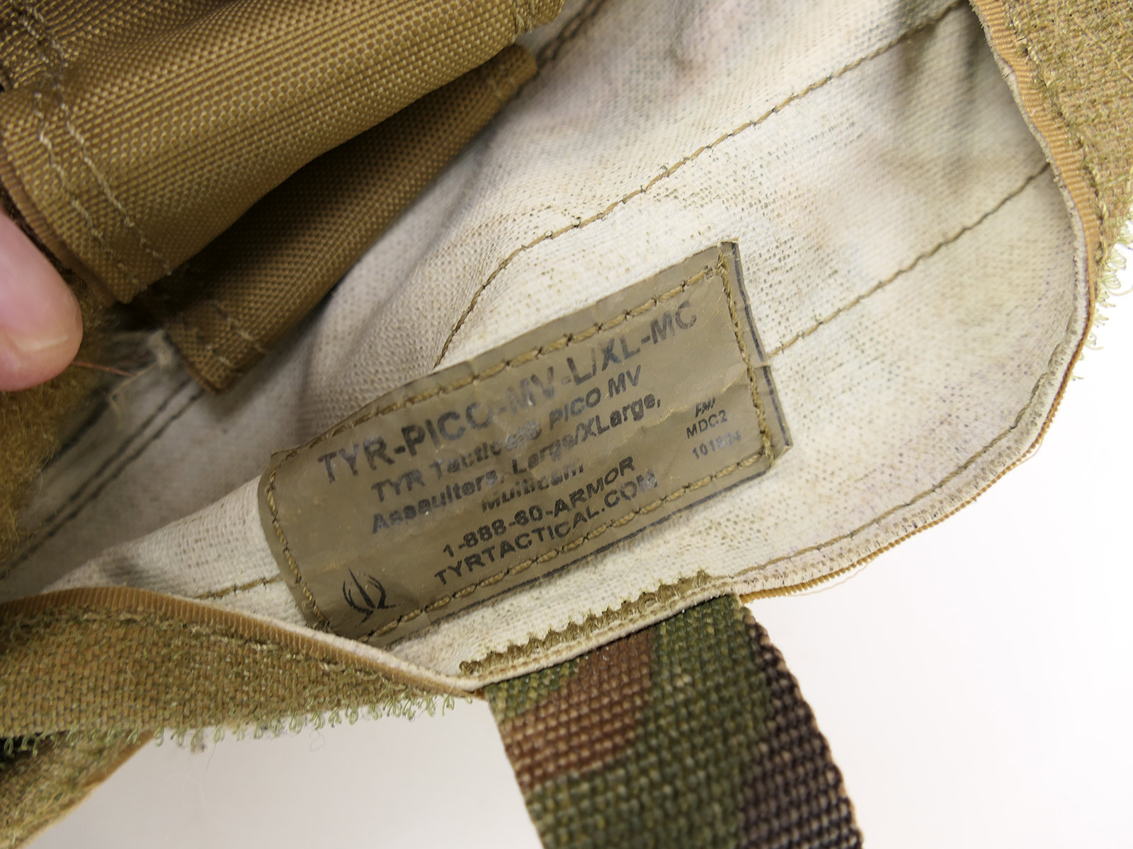 #3/ Dänemark Danish Army MultiCam Plate Carrier Plattenträger Einsatzweste Body Armor Gr. L/XL