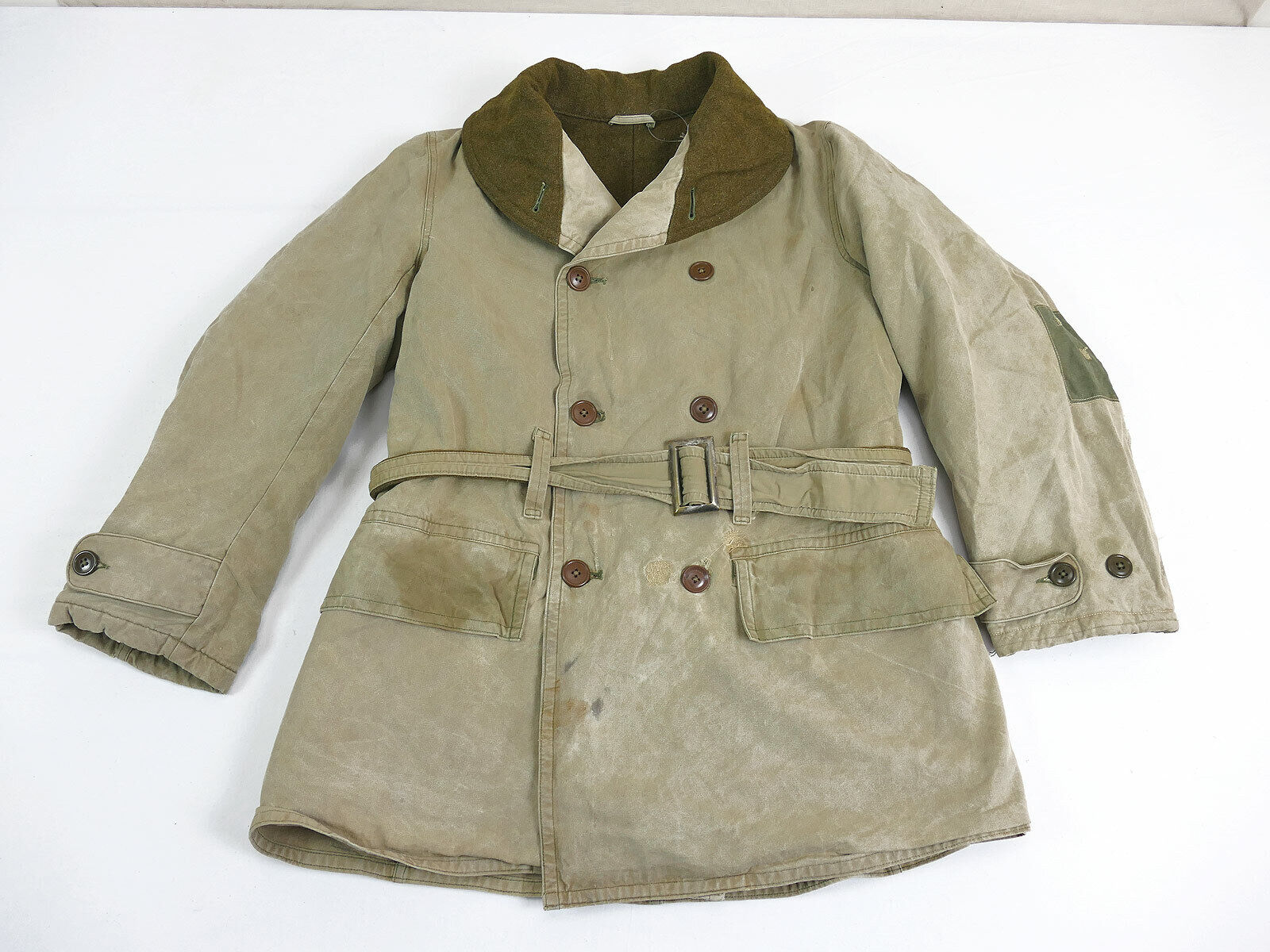 #E ORIGINAL US Mackinaw Jacket winter over coat Jeep Jacke Mantel Gr. S