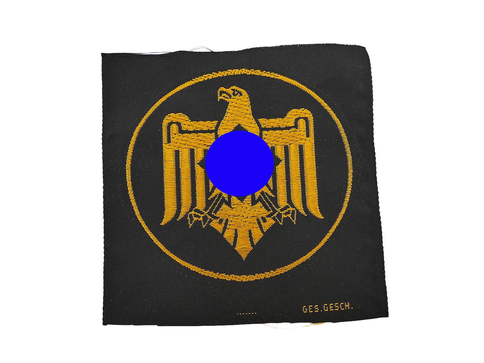 Nationalsozialistischer Reichsbund für Leibesübungen NSRL / DRL Mitgliedsabzeichen Maschinengewebt für Sportanzug