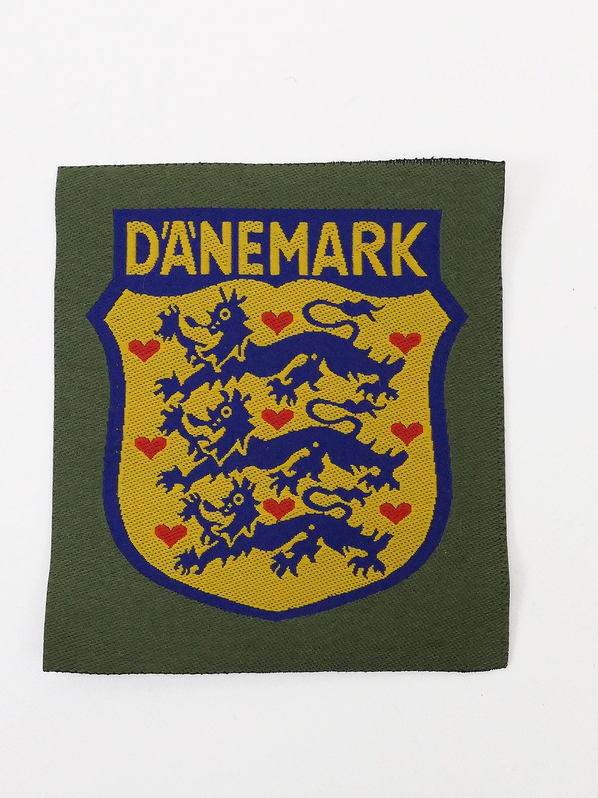Feldbluse Ärmelabzeichen Freiwilligen Division Waffen SS Dänemark gewebt