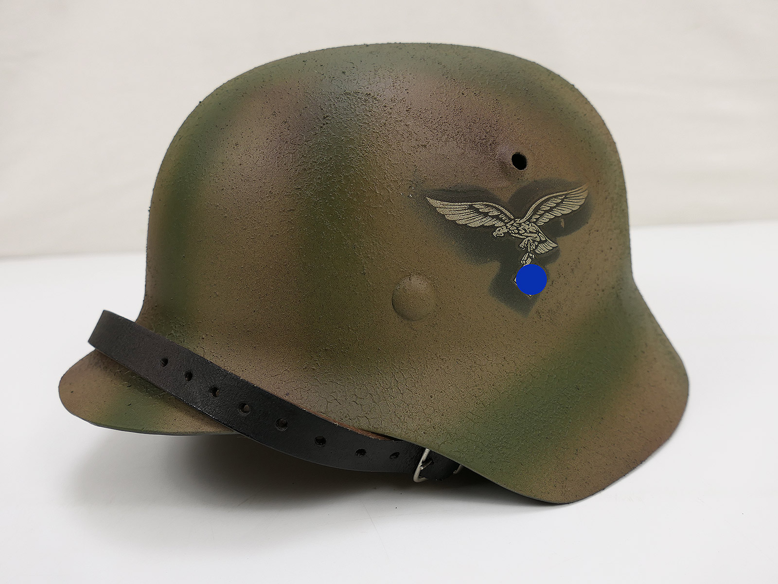 #76 Luftwaffe camouflage SD Stahlhelm M35 M40 Rauhtarn Tarnhelm Gr.59/60 